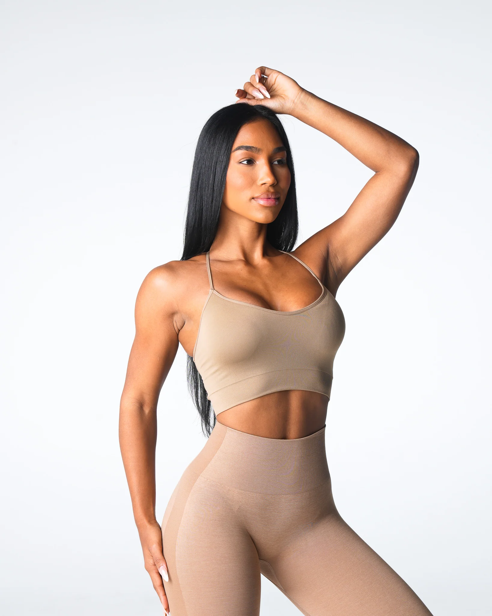 Beige Cascade Seamless Bra - Image 3