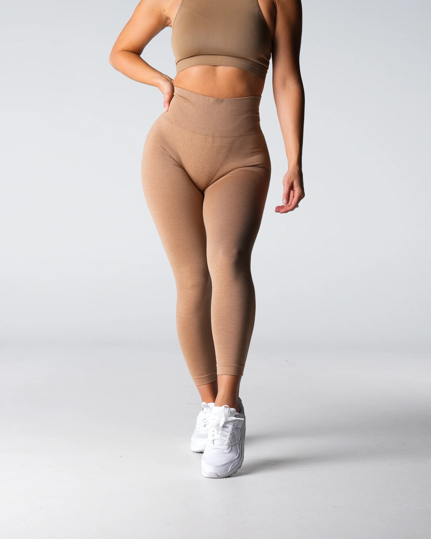 Beige Shape Seamless Leggings - Image 4