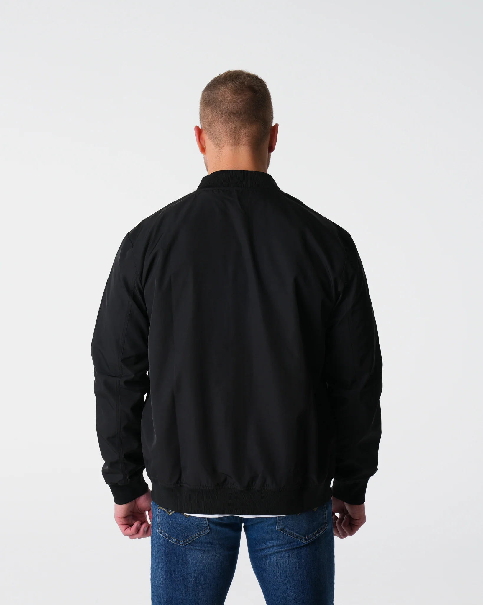 Black Bomber Jacket - Image 3