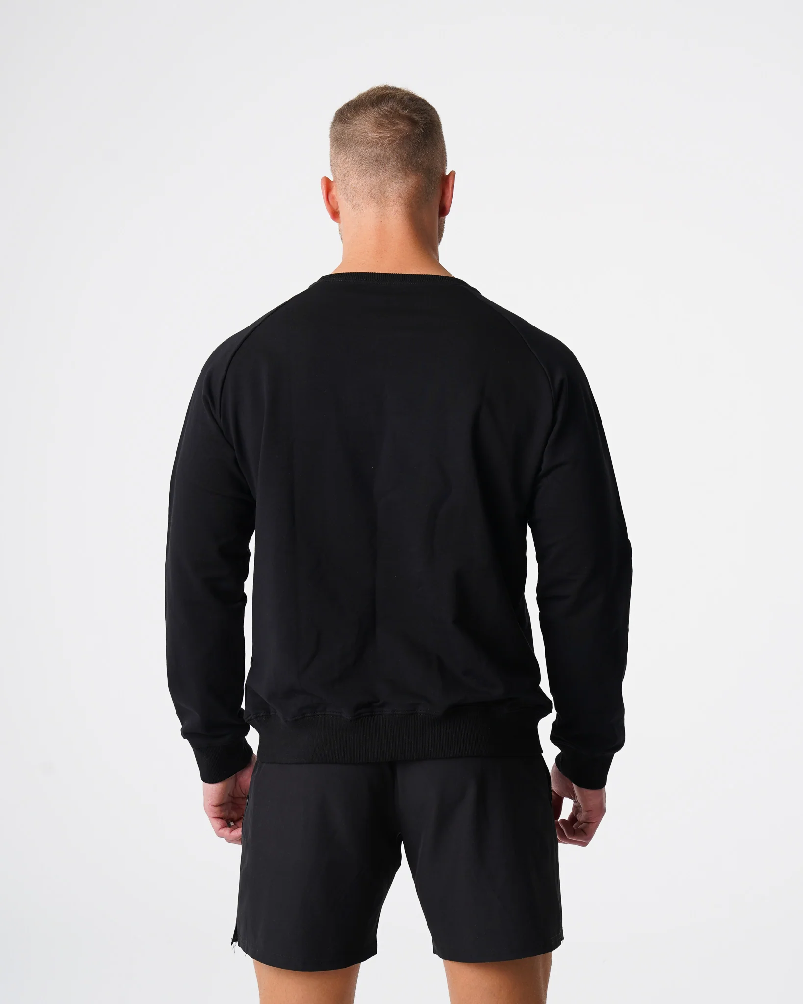 Black Crew Neck Sweatshirt - Image 4