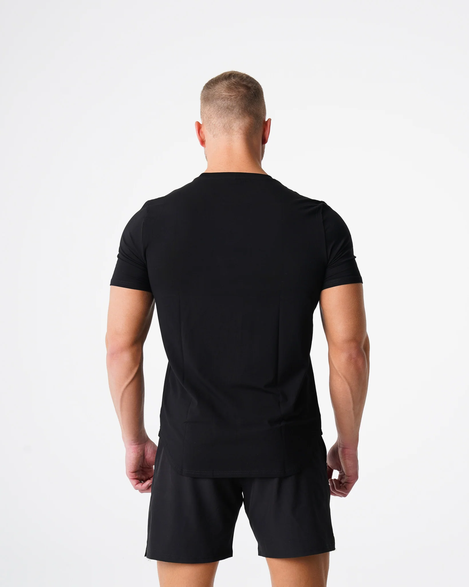 Black Pulse Fitted Tee - Image 4