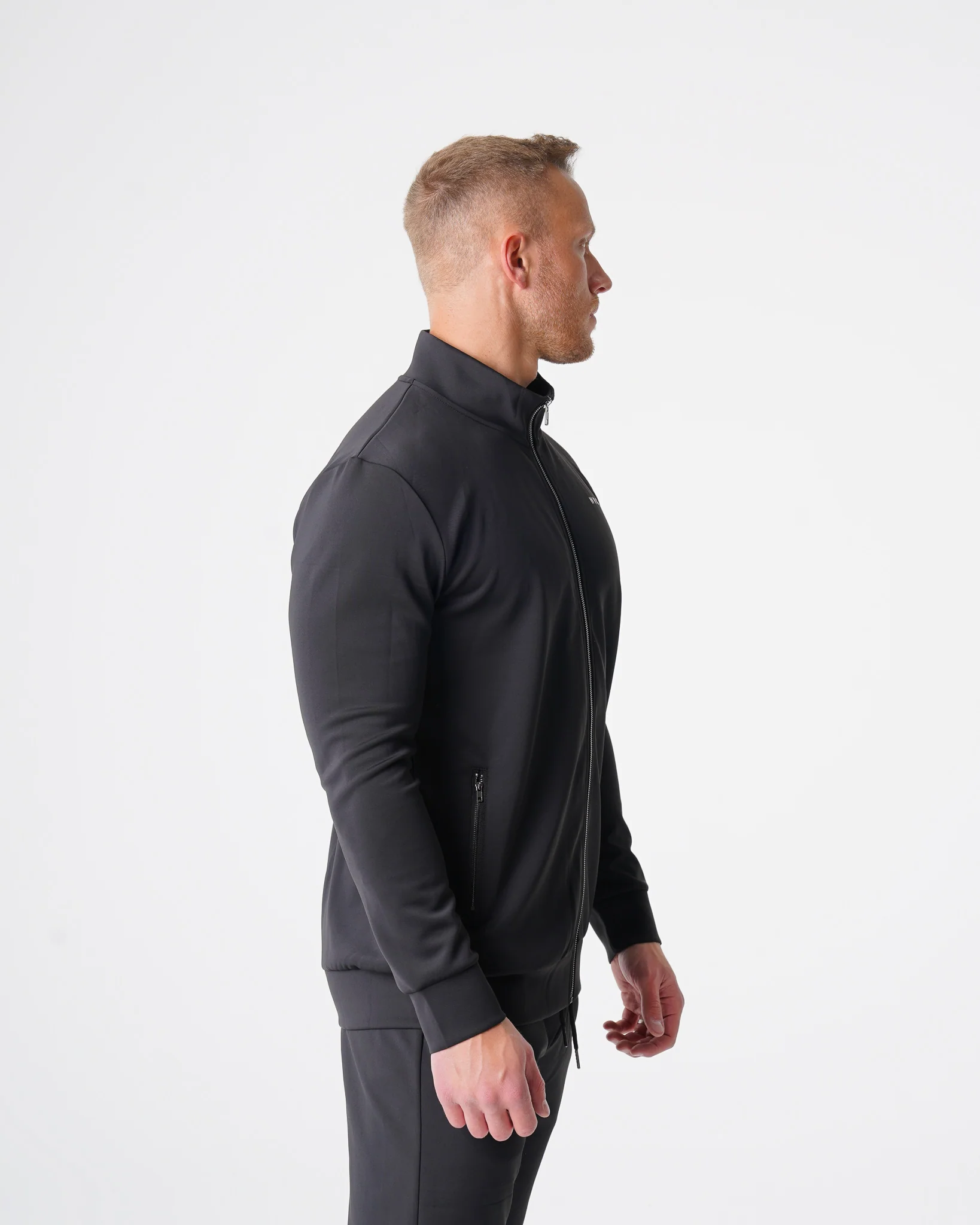 Black Track Jacket - Image 3