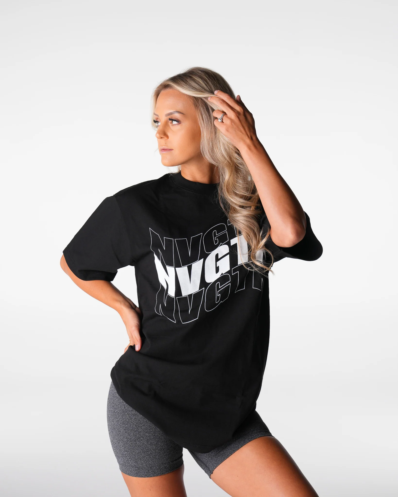Black Wave Graphic Tee - Image 4