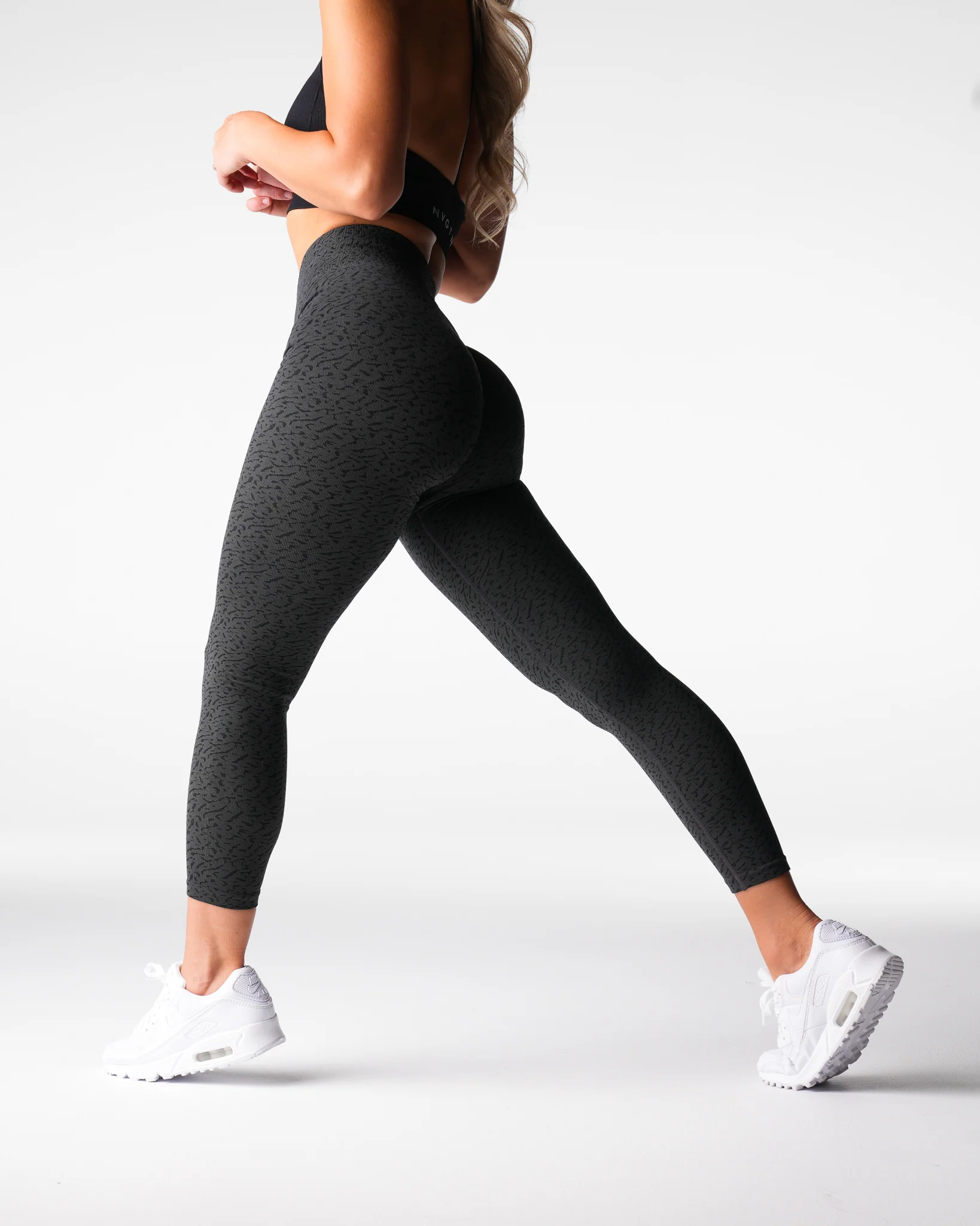 Black Zesty Seamless Leggings - Image 3
