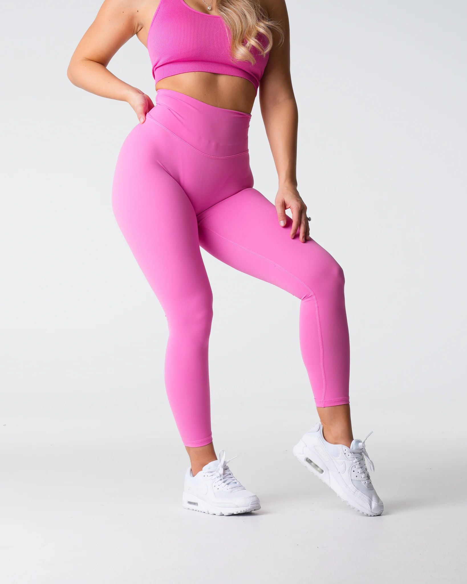 Bubble Gum Pink Signature 2.0 Leggings - Image 3