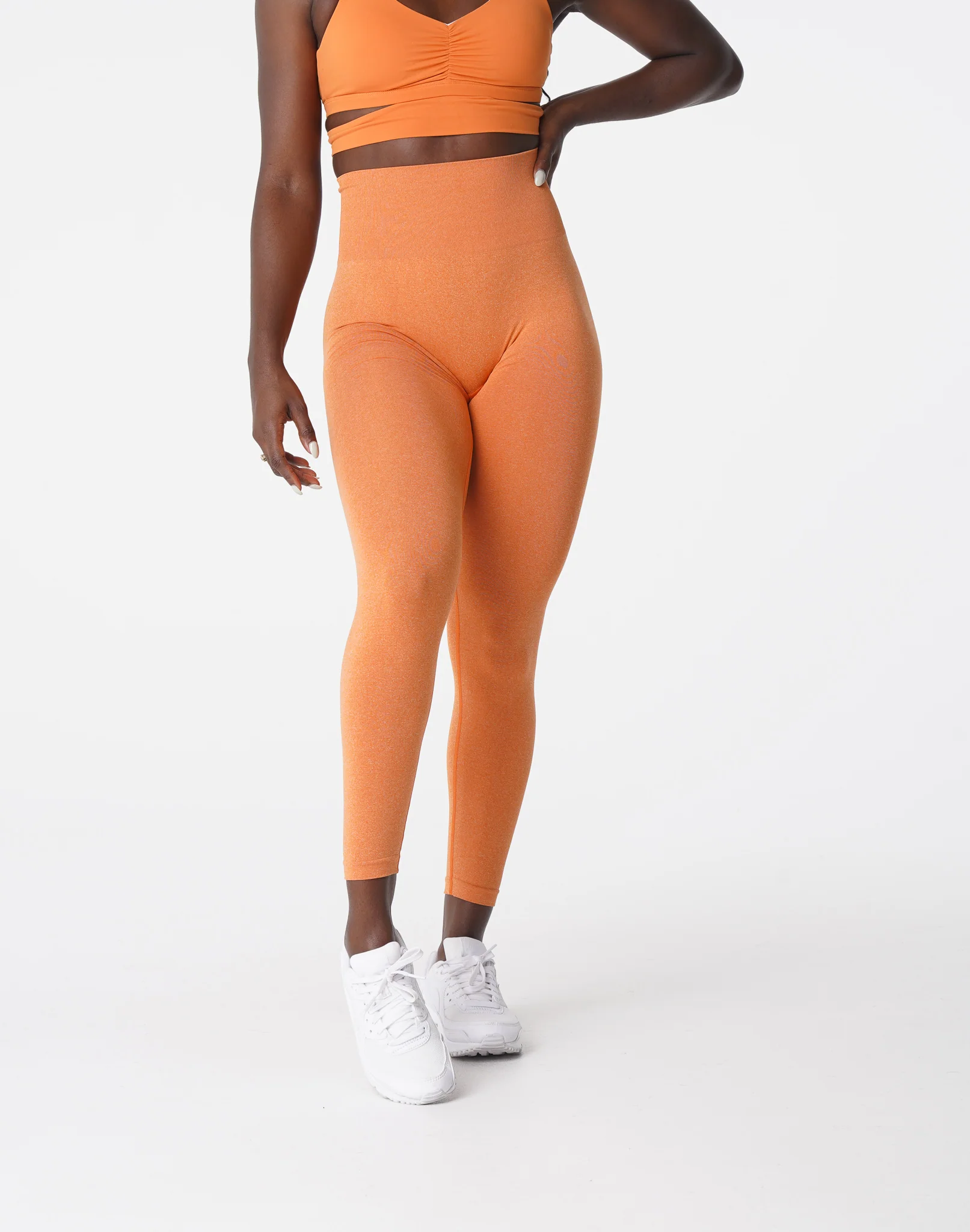 Burnt Orange NV Seamless Leggings - Image 3