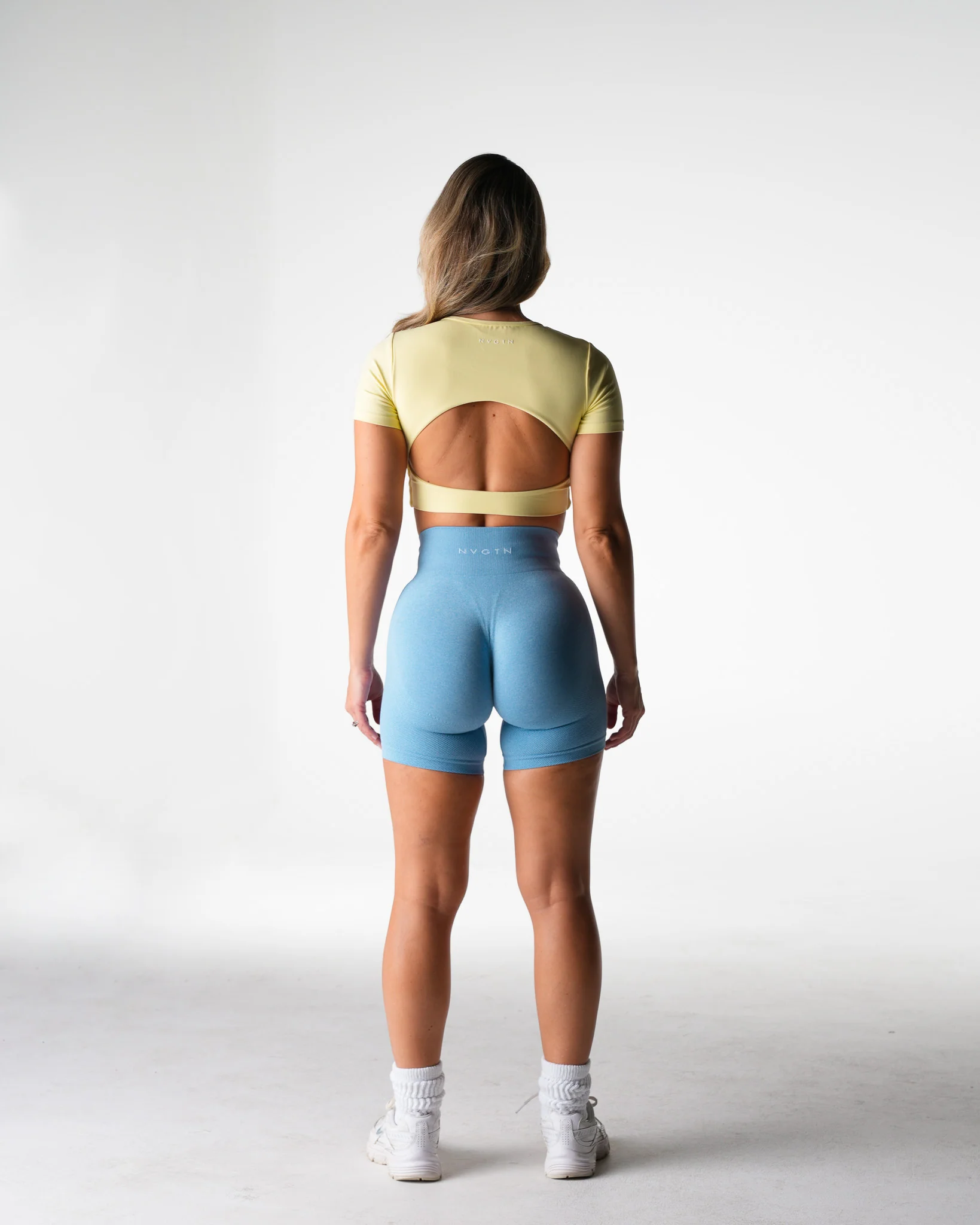 Butter Yellow Solace Open Back Tee - Image 4