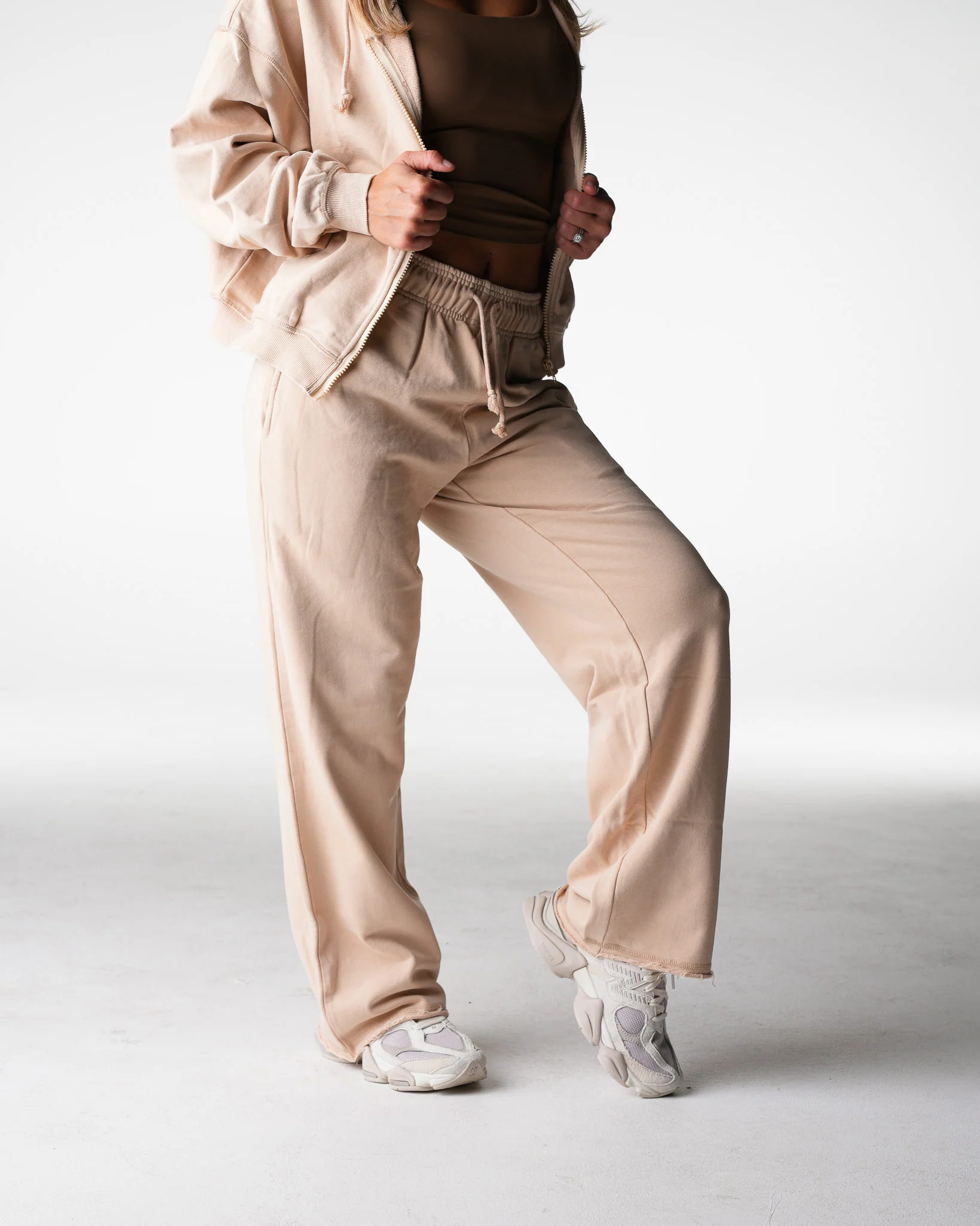 Chai Washed Straight Leg Lounge Pants - Image 3
