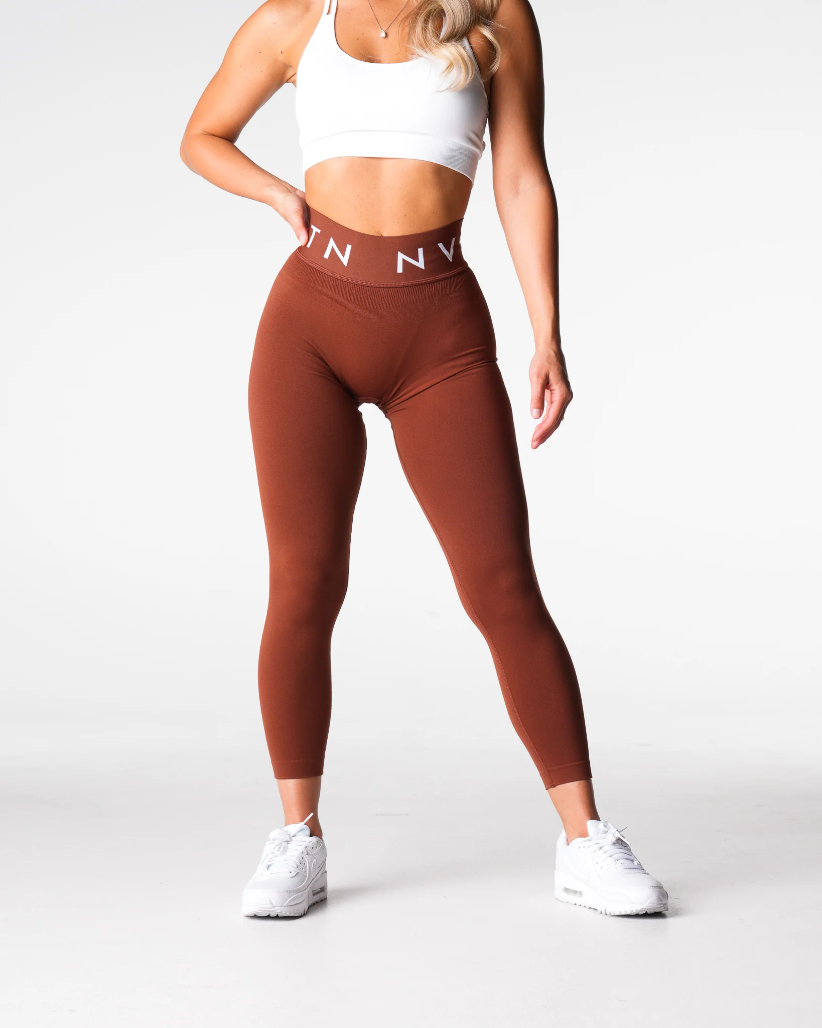 Chocolate Sport Seamless Leggings - Image 4
