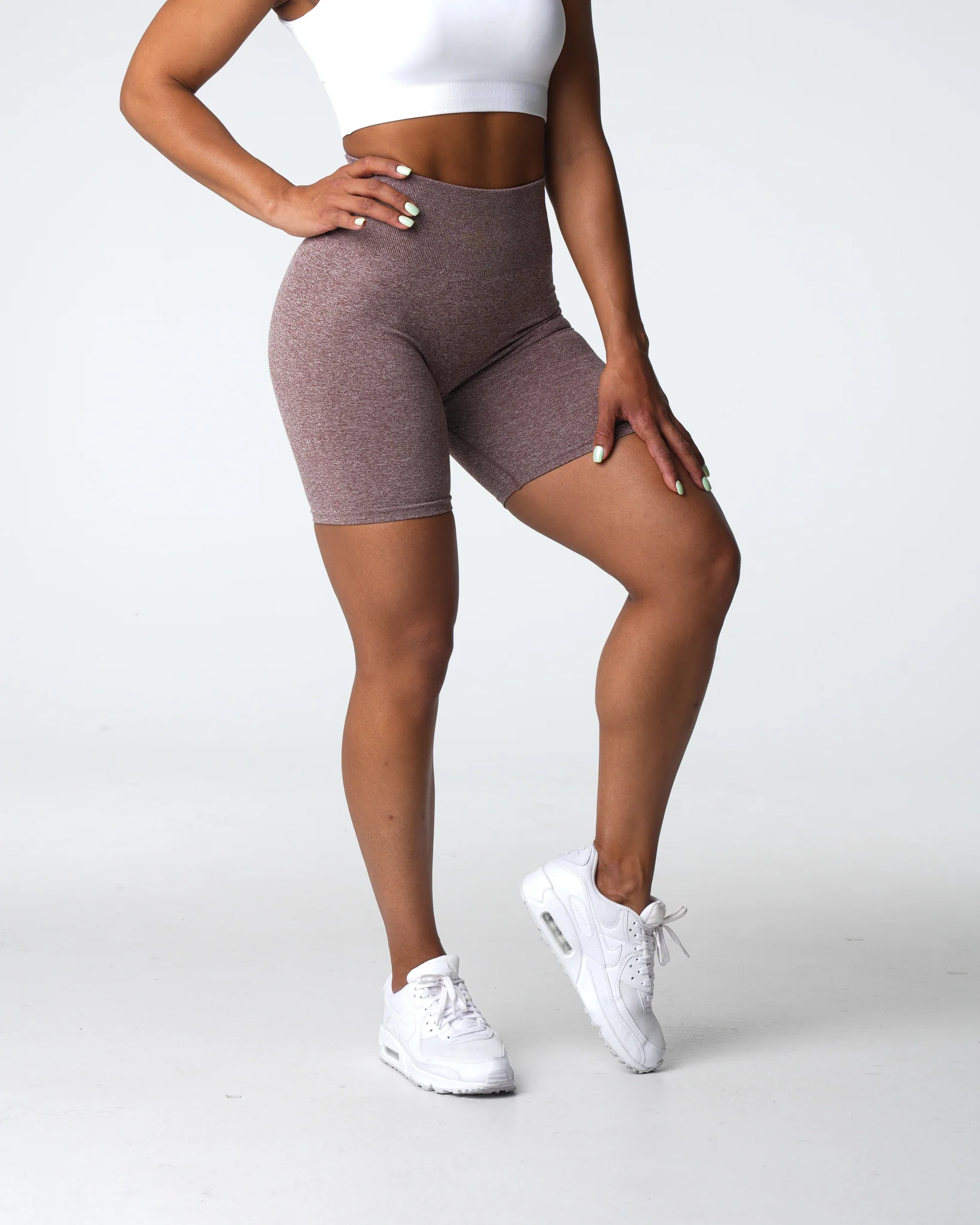 Cocoa Scrunch Seamless Shorts - Image 4