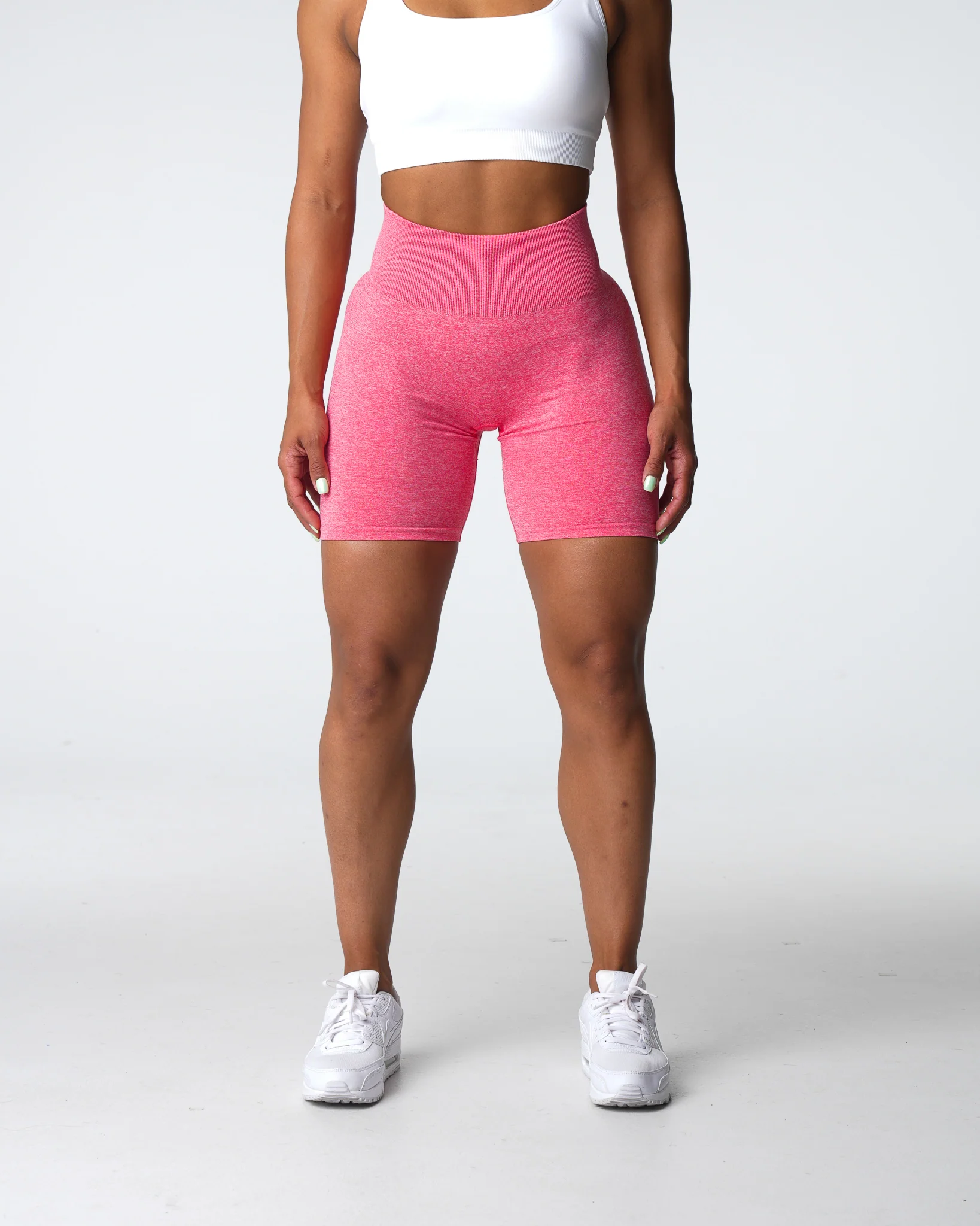 Coral Scrunch Seamless Shorts - Image 3