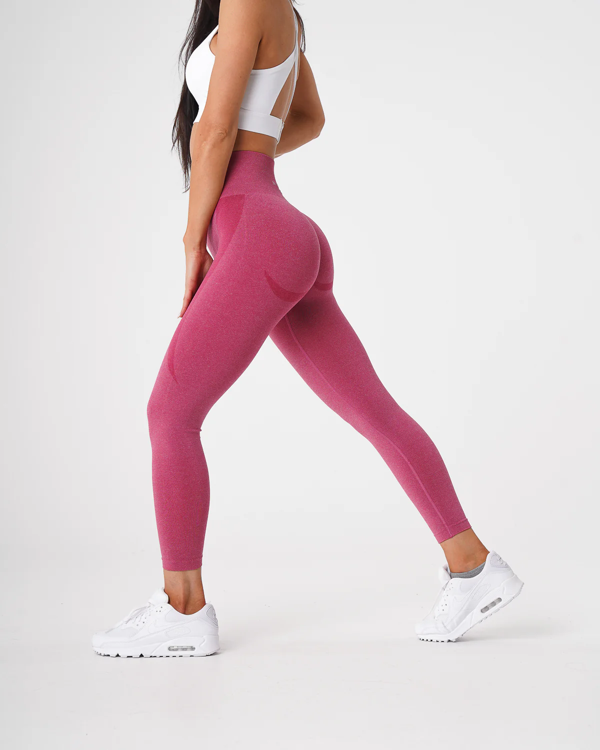 Crimson Contour Seamless Leggings - Image 4