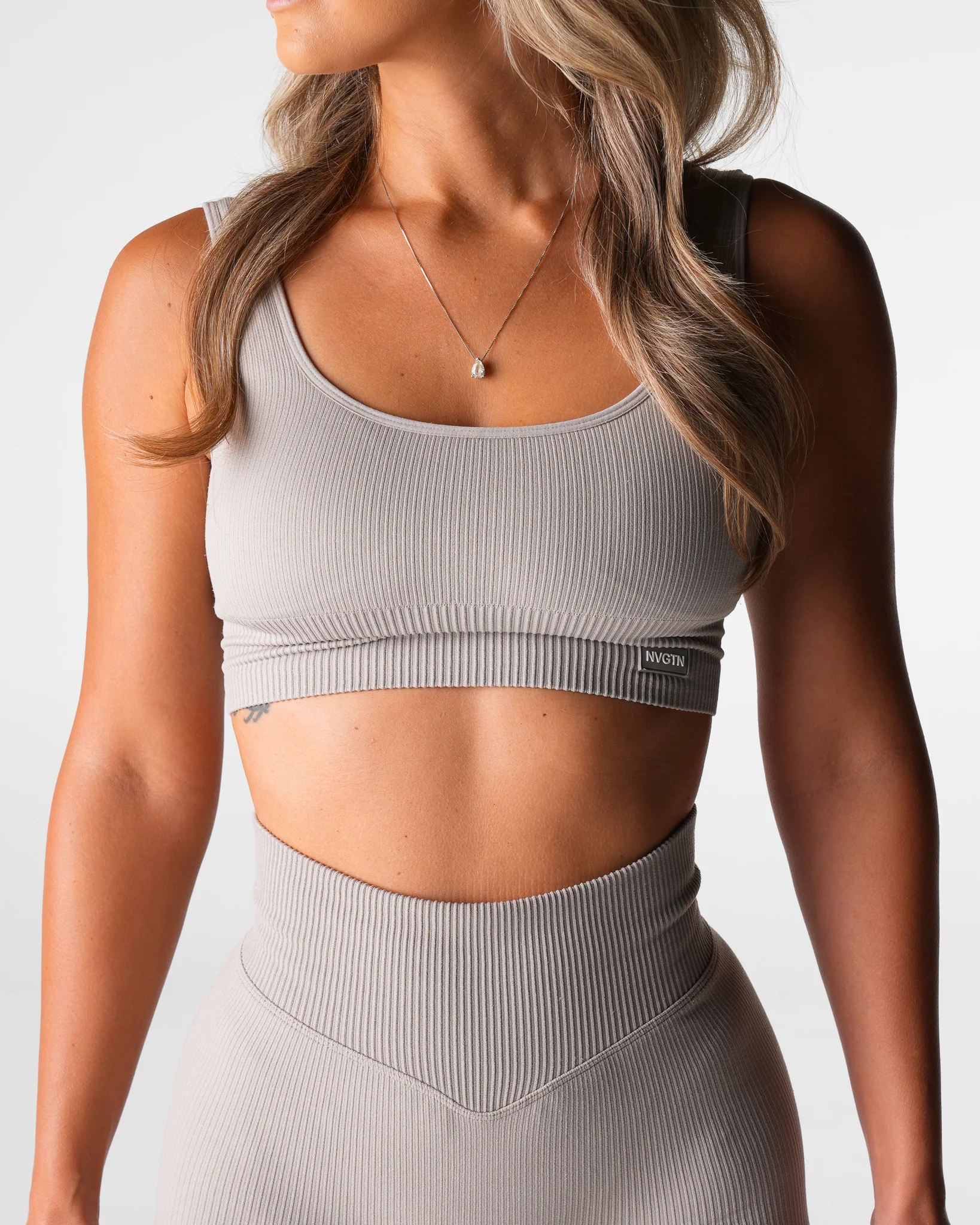 Driftwood Harmony Ribbed Seamless Bra - Image 3