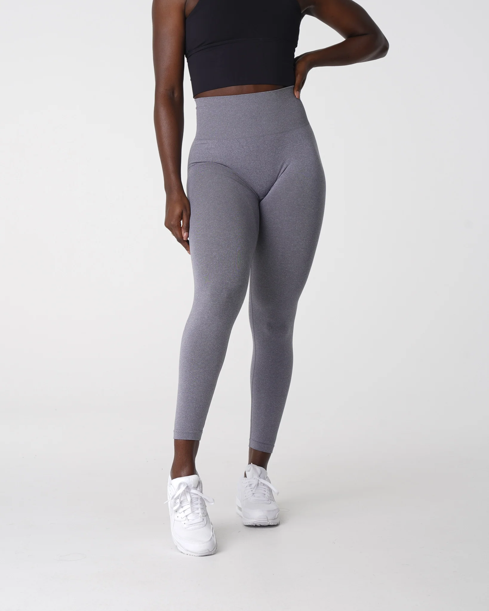 Grey NV Seamless Leggings - Image 3