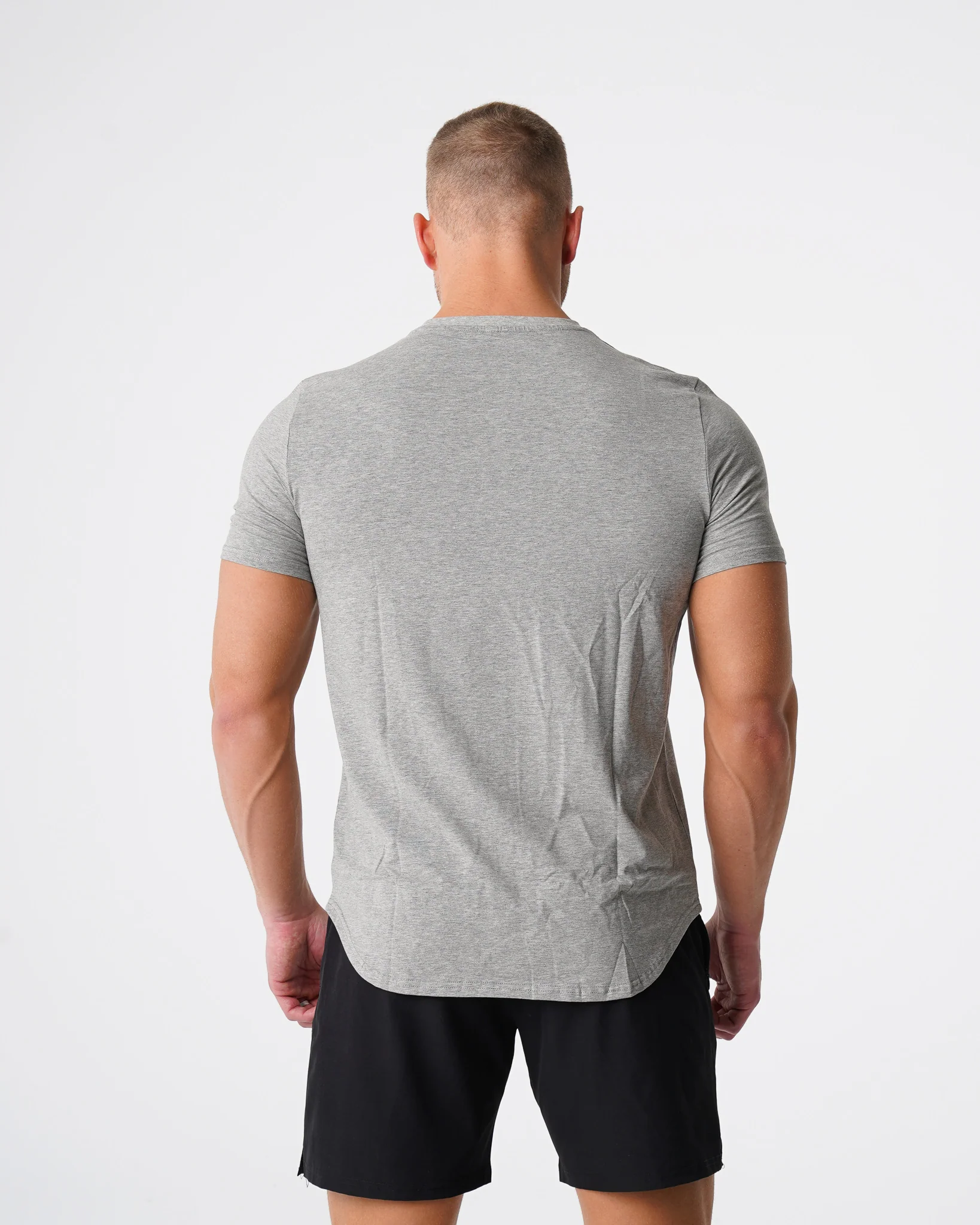 Grey Pulse Fitted Tee - Image 4
