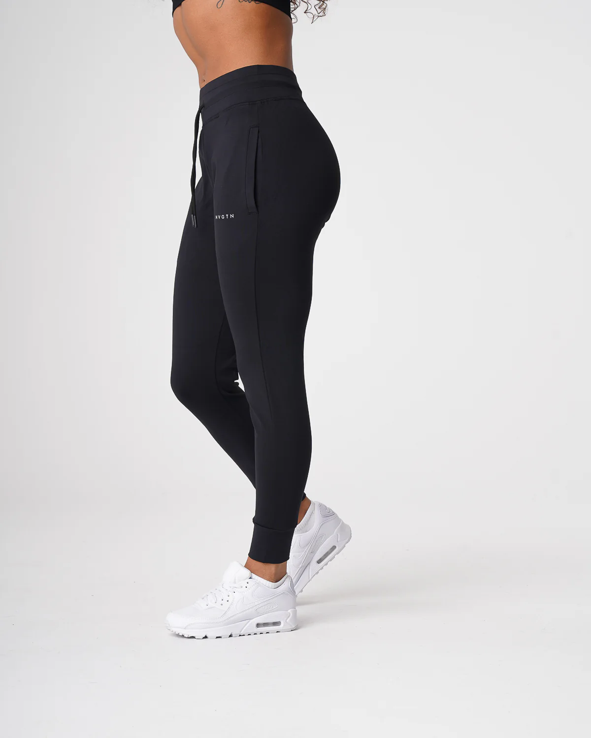 Jet Black Joggers - Image 3