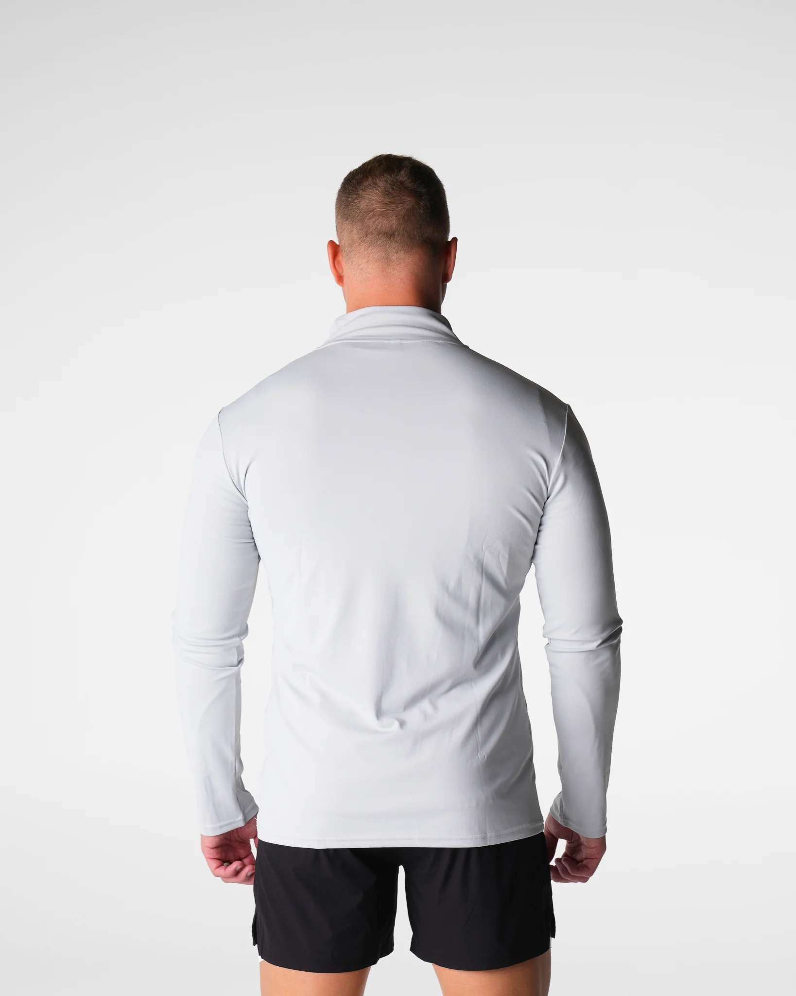 Light Grey Skyline Quarter Zip - Image 4