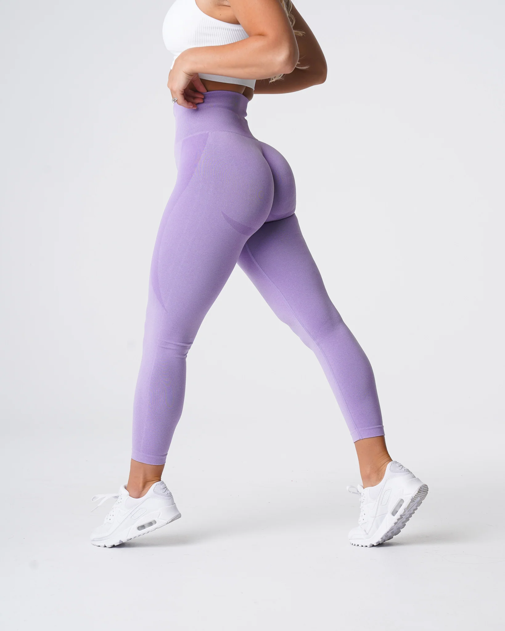 Lilac Contour Seamless Leggings - Image 4