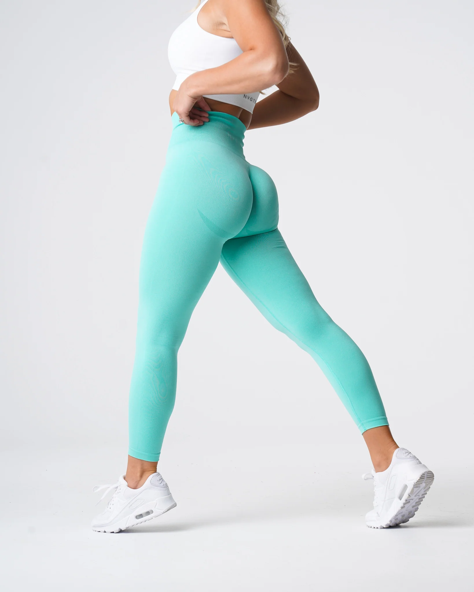 Mint Curve Seamless Leggings - Image 4