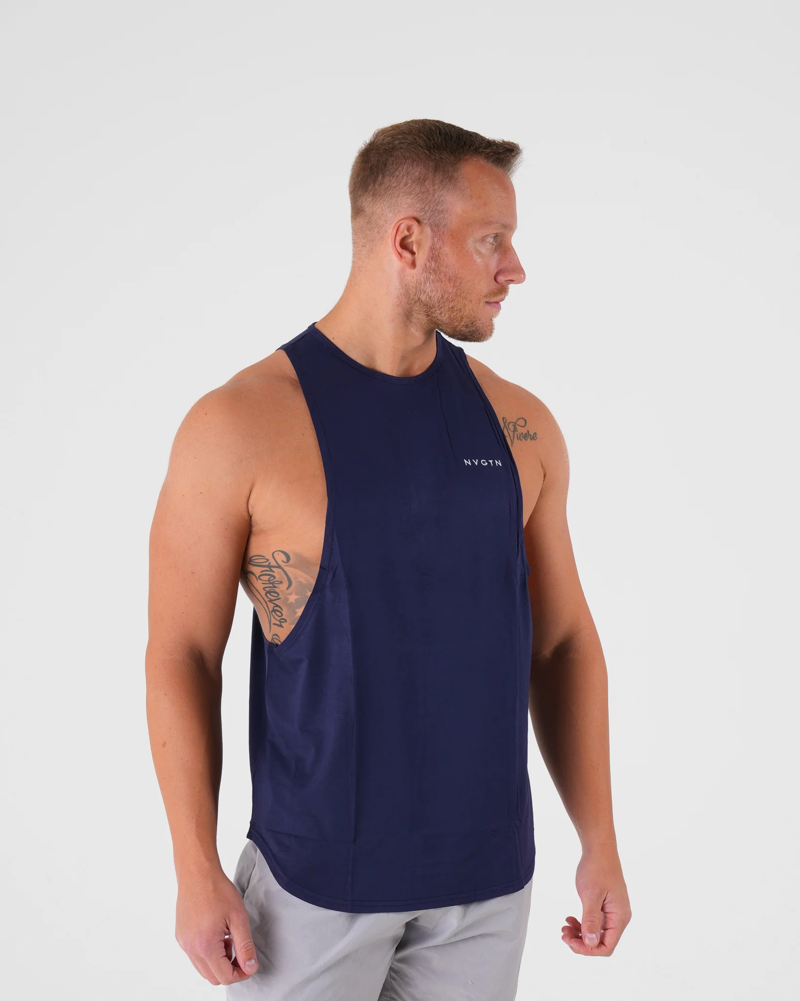 Navy Tech Edge Tank - Image 3