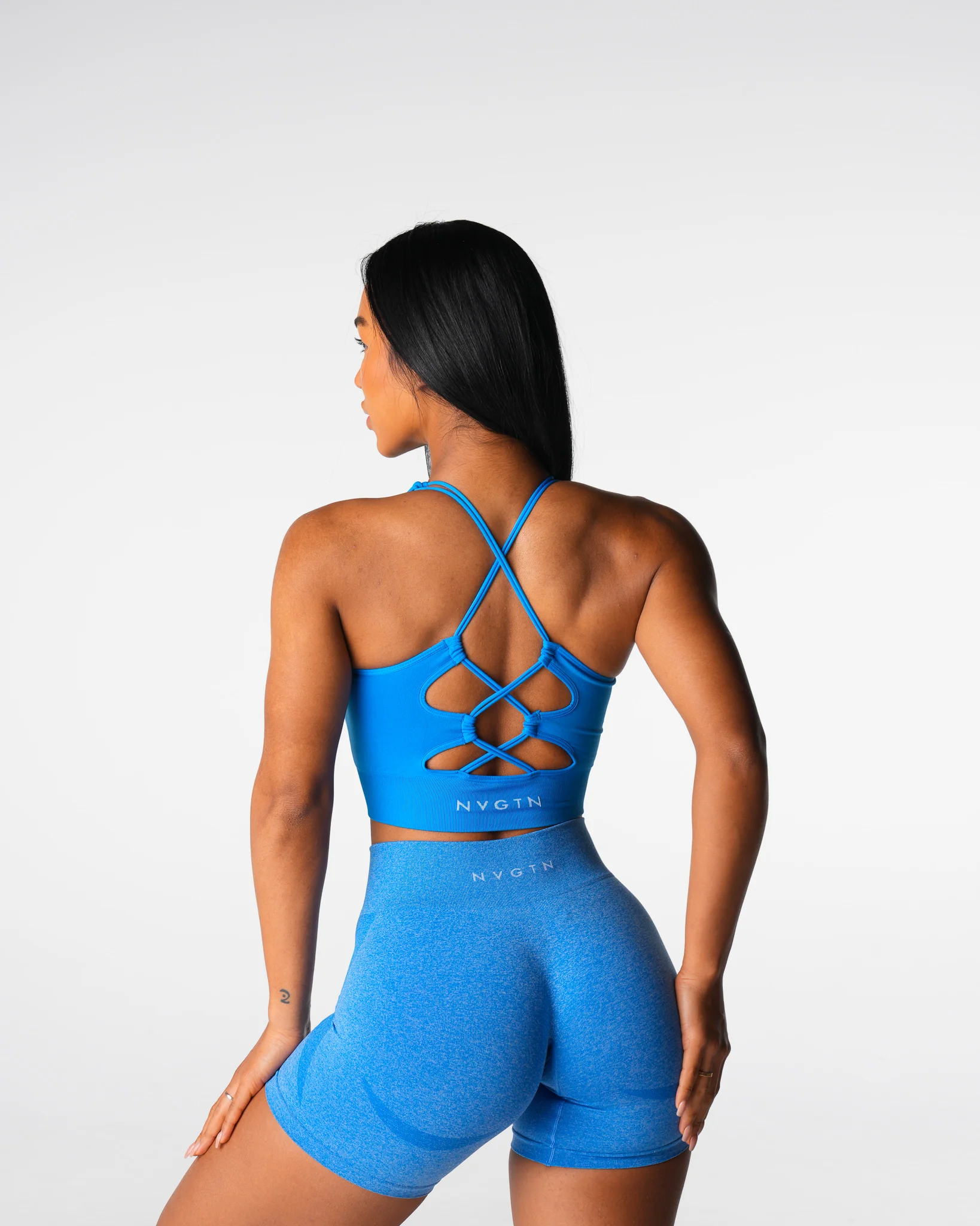 Ocean Blue Thrive Seamless Bra - Image 4