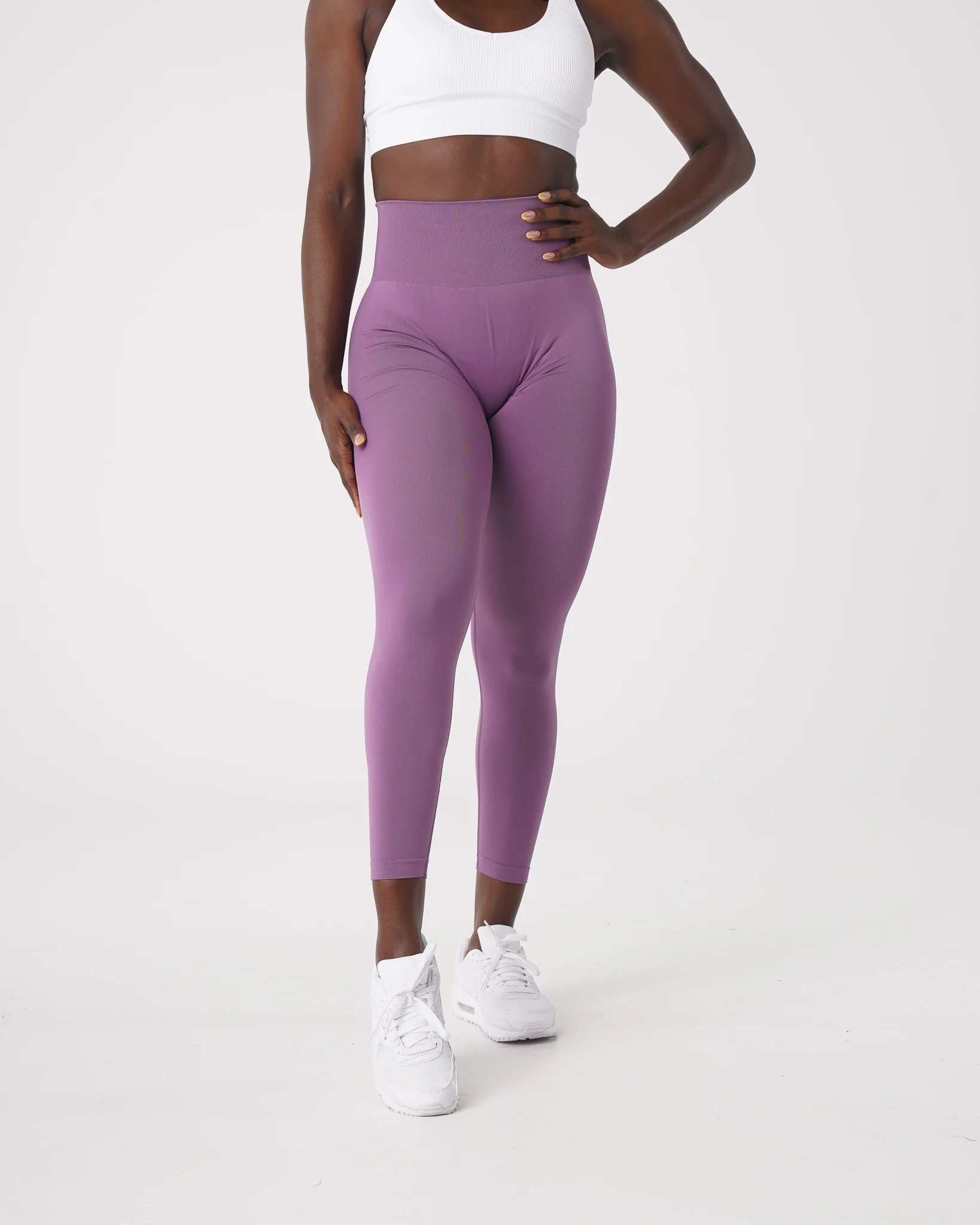 Orchid Solid Seamless Leggings - Image 3