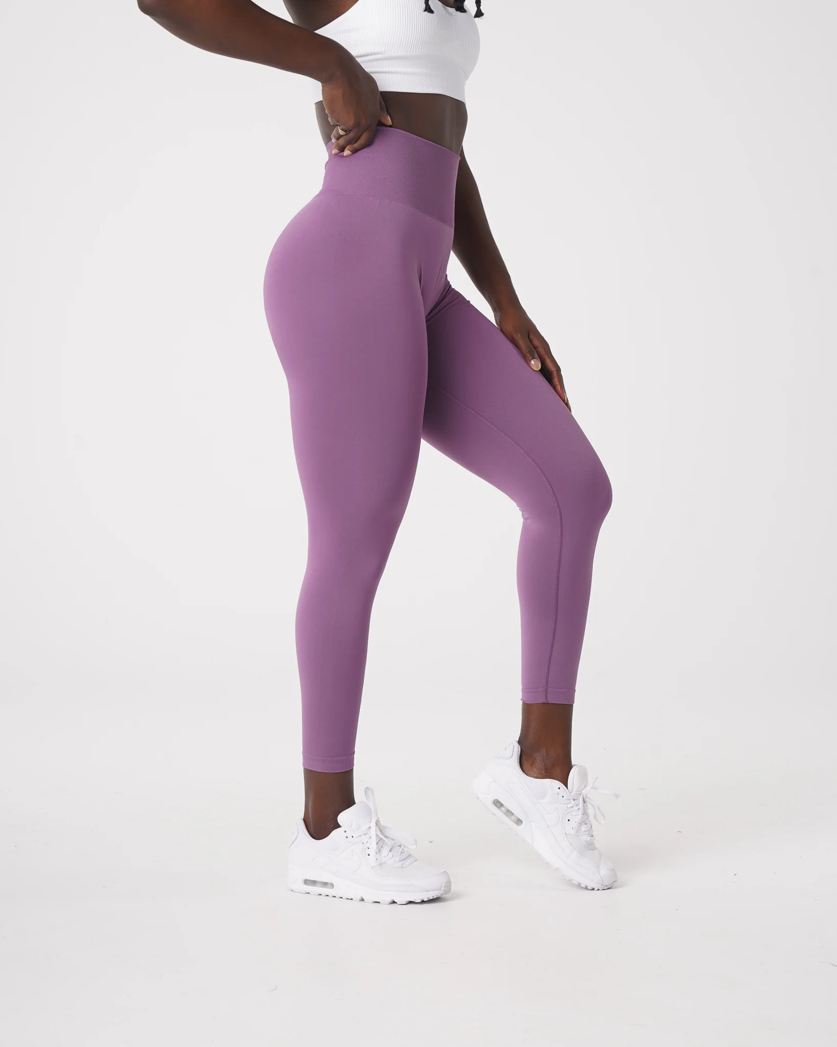 Orchid Solid Seamless Leggings - Image 4