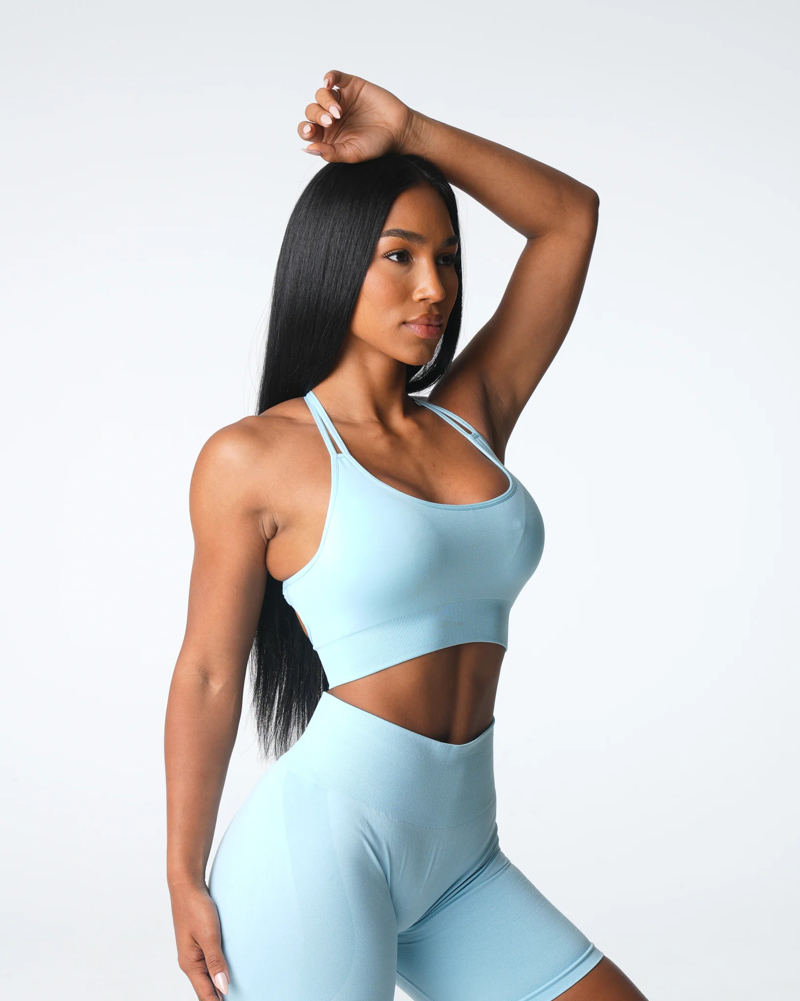 Pastel Blue Virtue Seamless Bra - Image 3