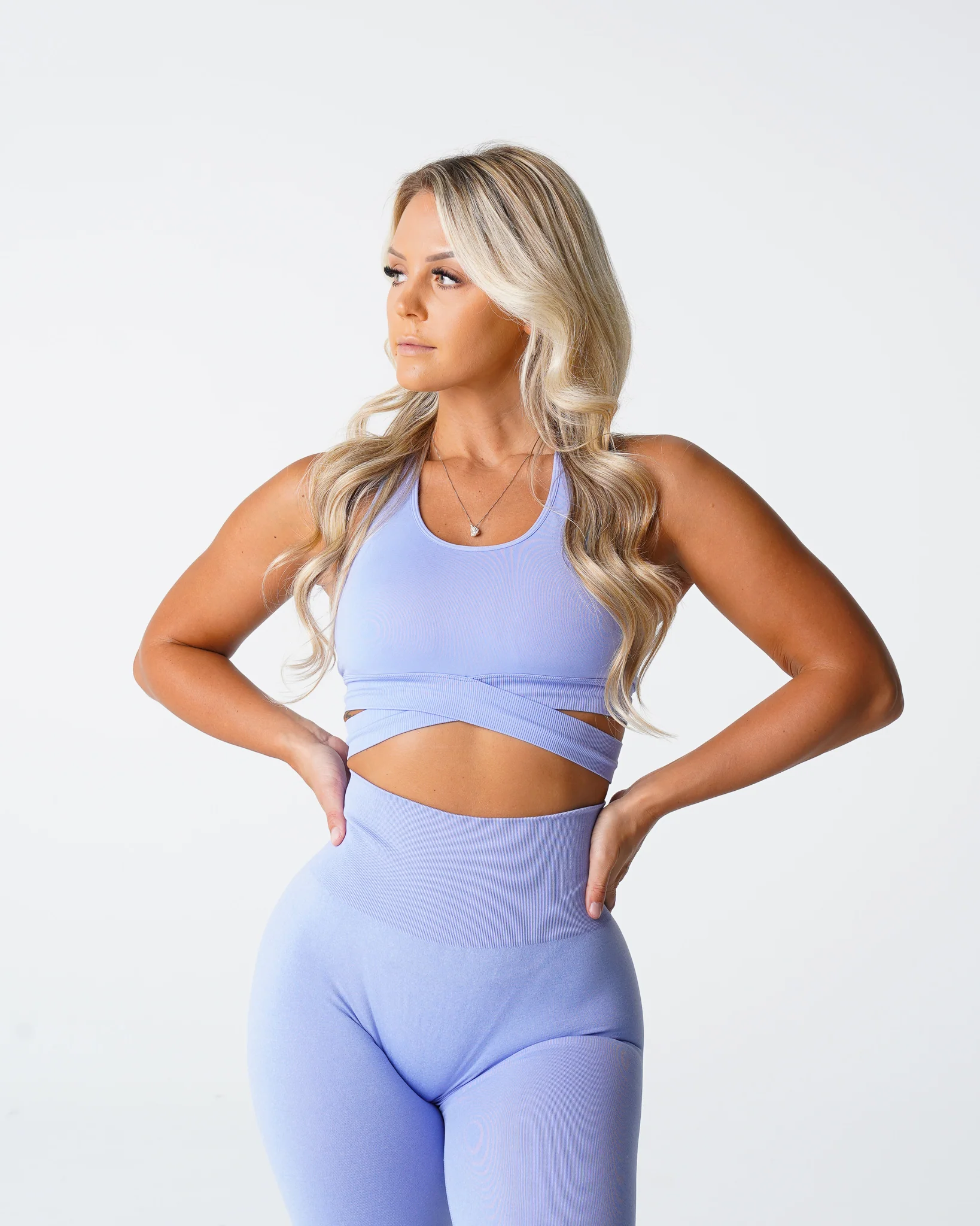 Periwinkle Sculpt Seamless Bra Top - Image 3
