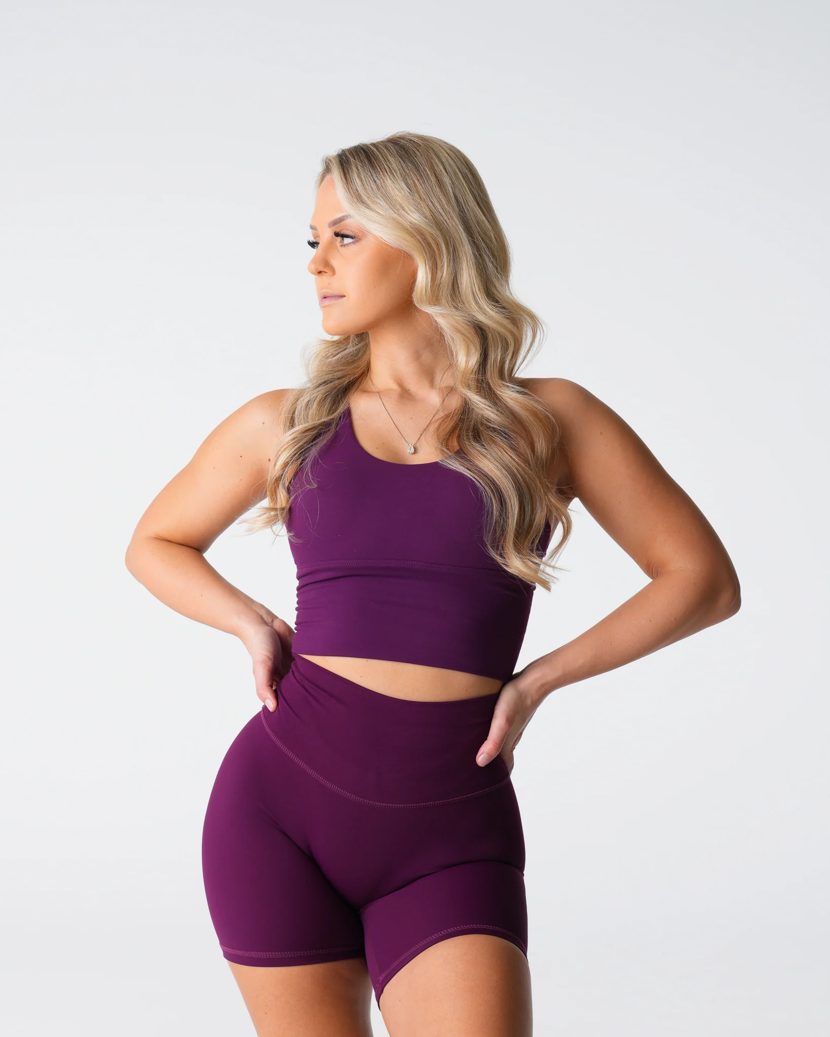 Plum Matrix Bra Top - Image 3