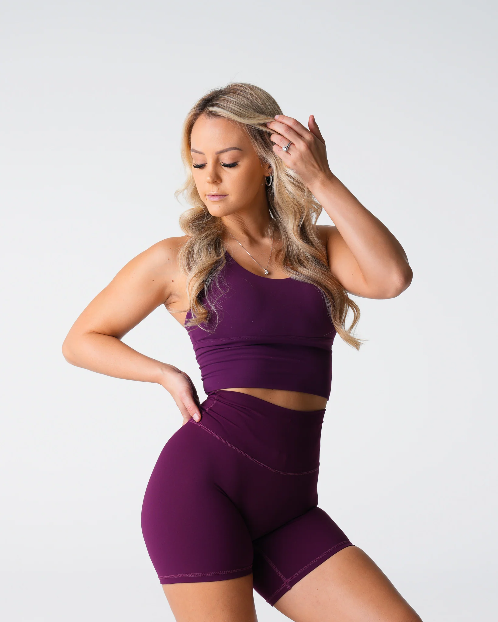 Plum Matrix Bra Top - Image 4