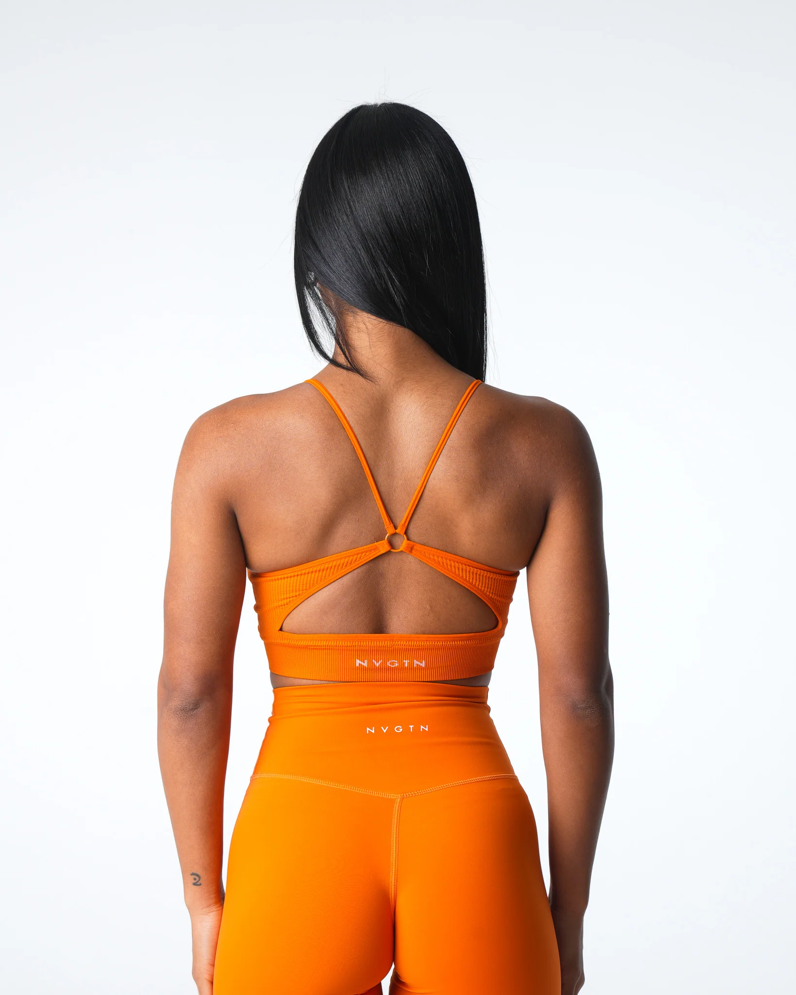 Pumpkin Spice Glimpse Ribbed Seamless Bra - Image 4