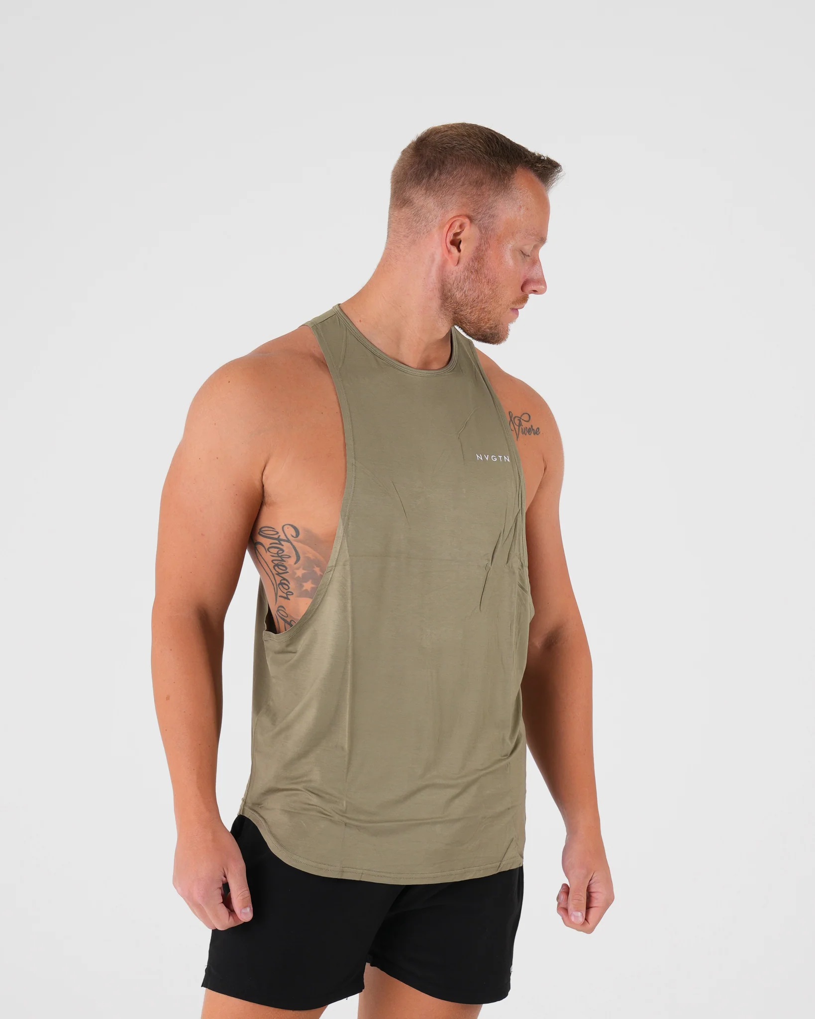 Sage Green Tech Edge Tank - Image 3