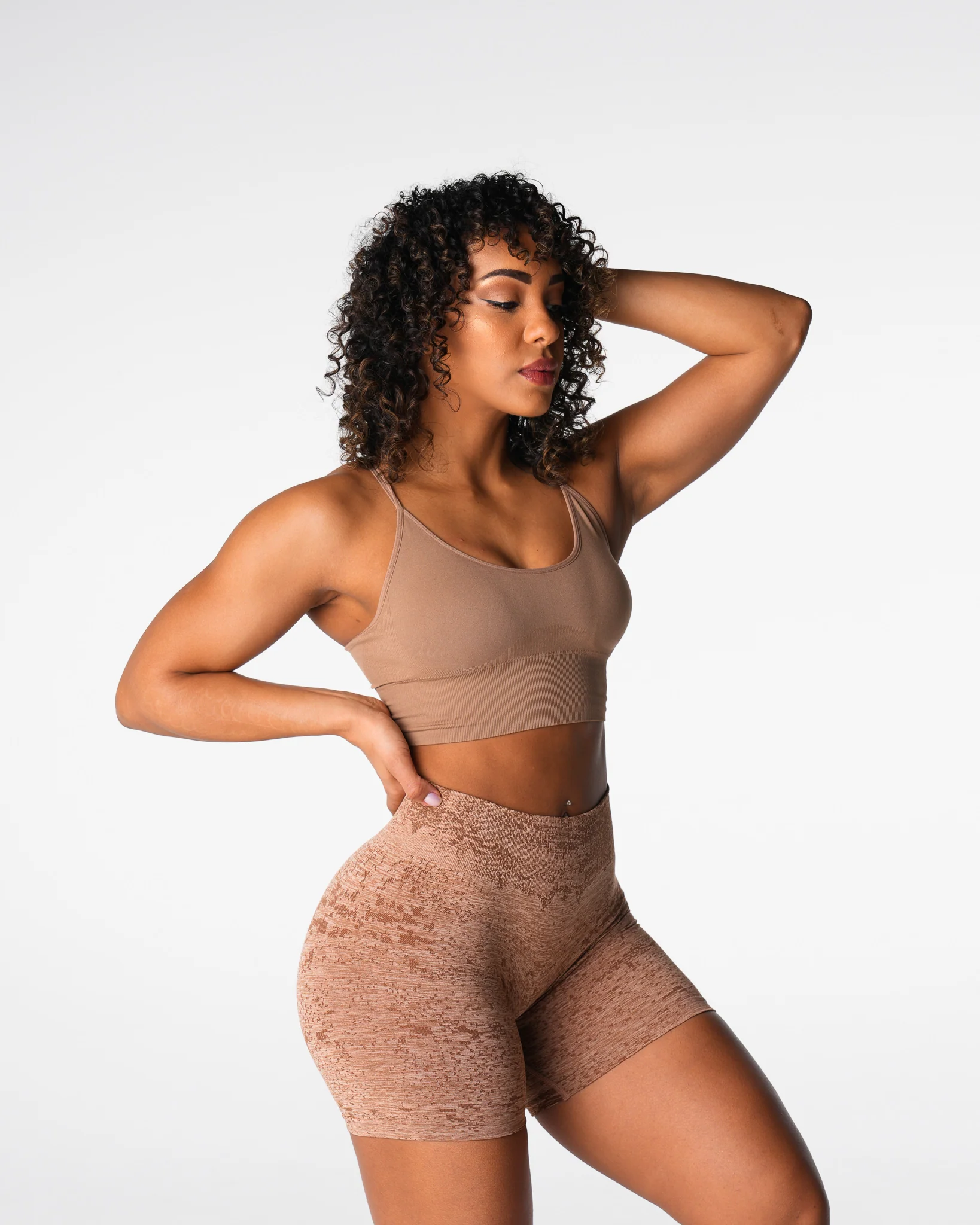 Sand Flourish Seamless Bra - Image 3