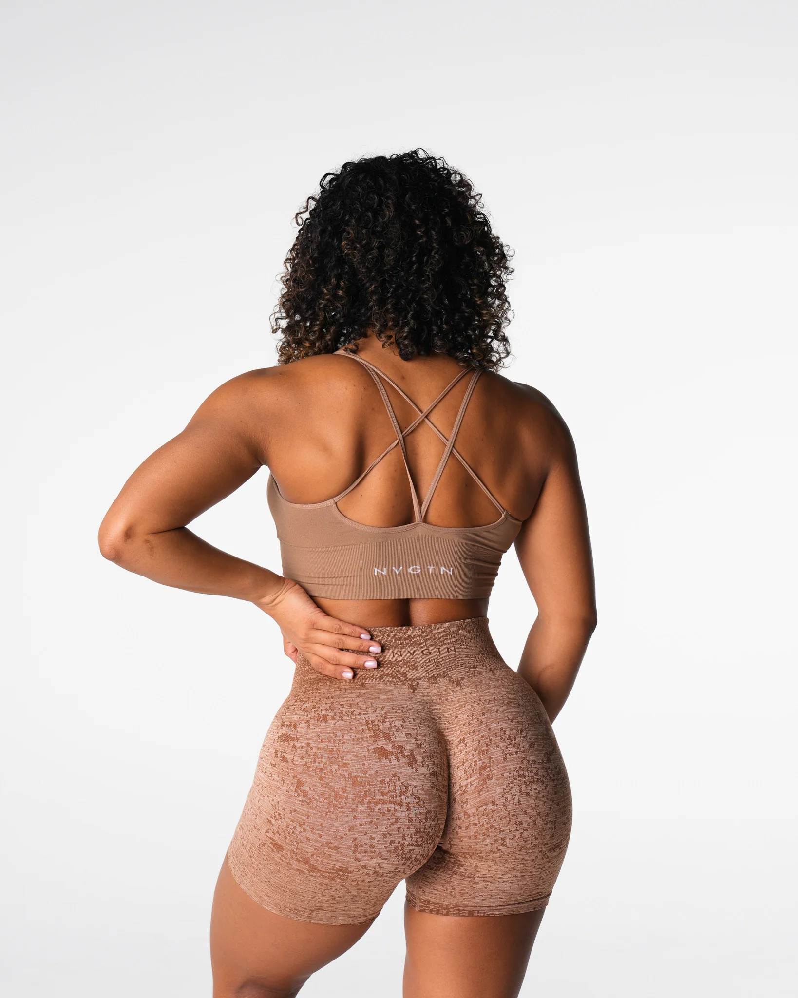 Sand Flourish Seamless Bra - Image 4