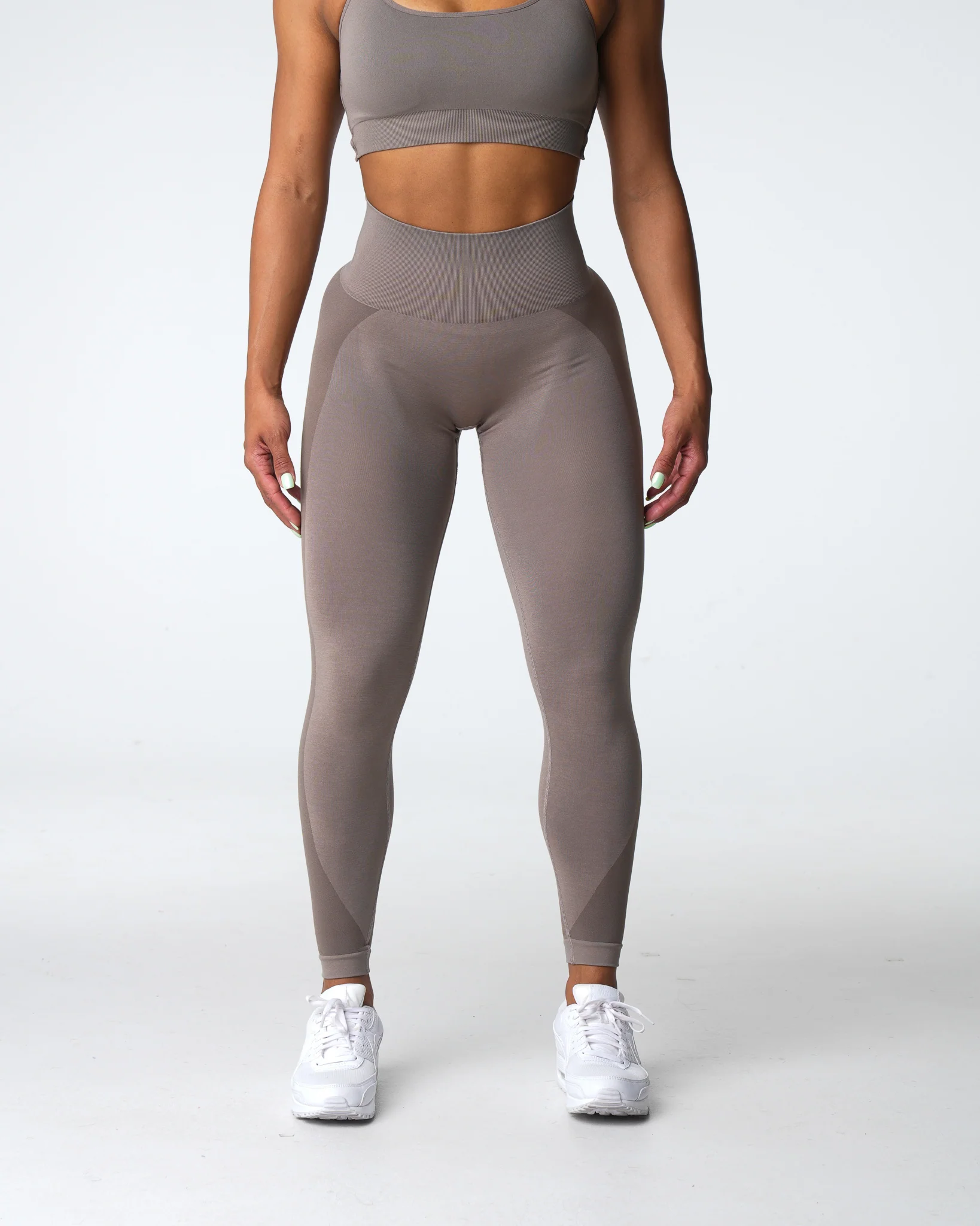 Taupe Contour 2.0 Seamless Leggings - Image 3