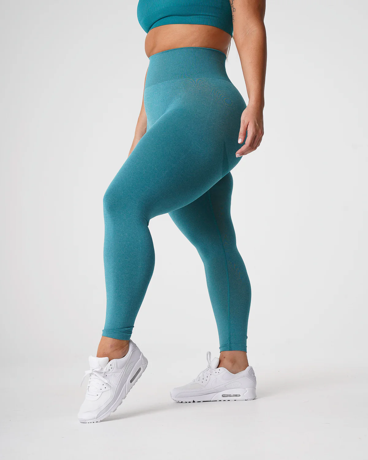 Teal Curve Seamless Leggings - Image 4