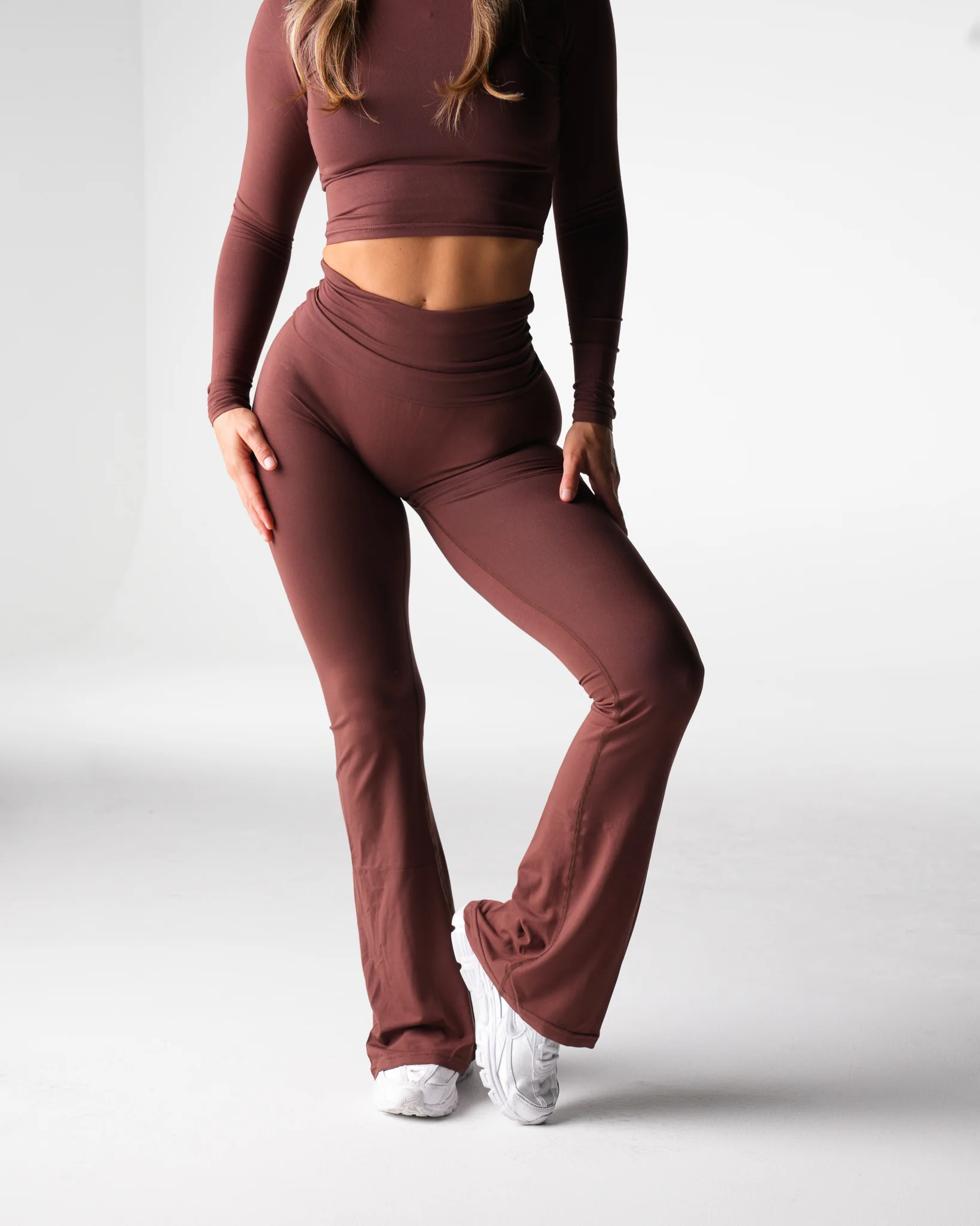 Teddy Bear Daydream Foldover Flare Pants - Image 3