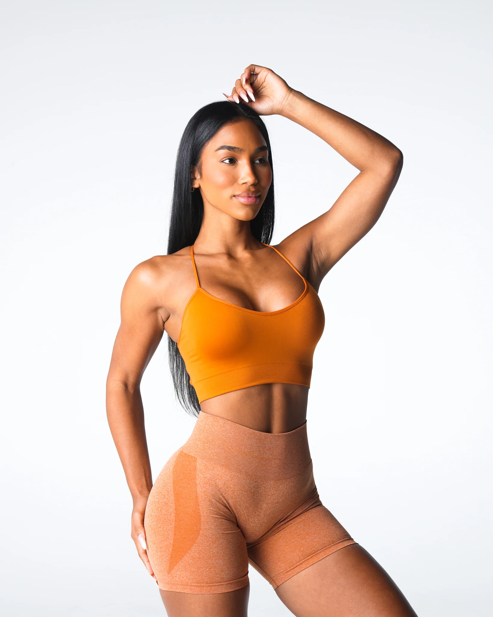 Terracotta Cascade Seamless Bra - Image 3