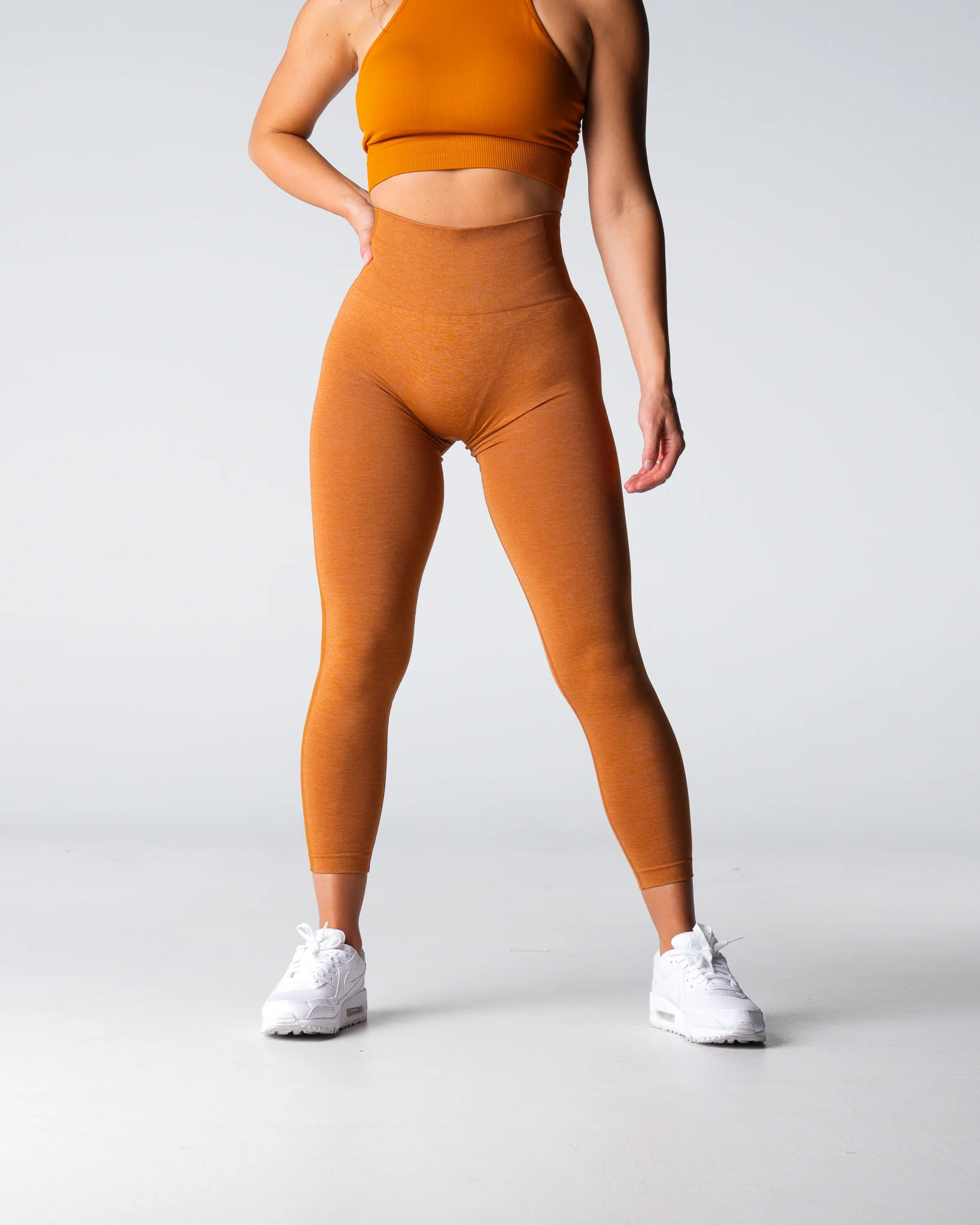 Terracotta Performance Seamless Leggings - Image 4