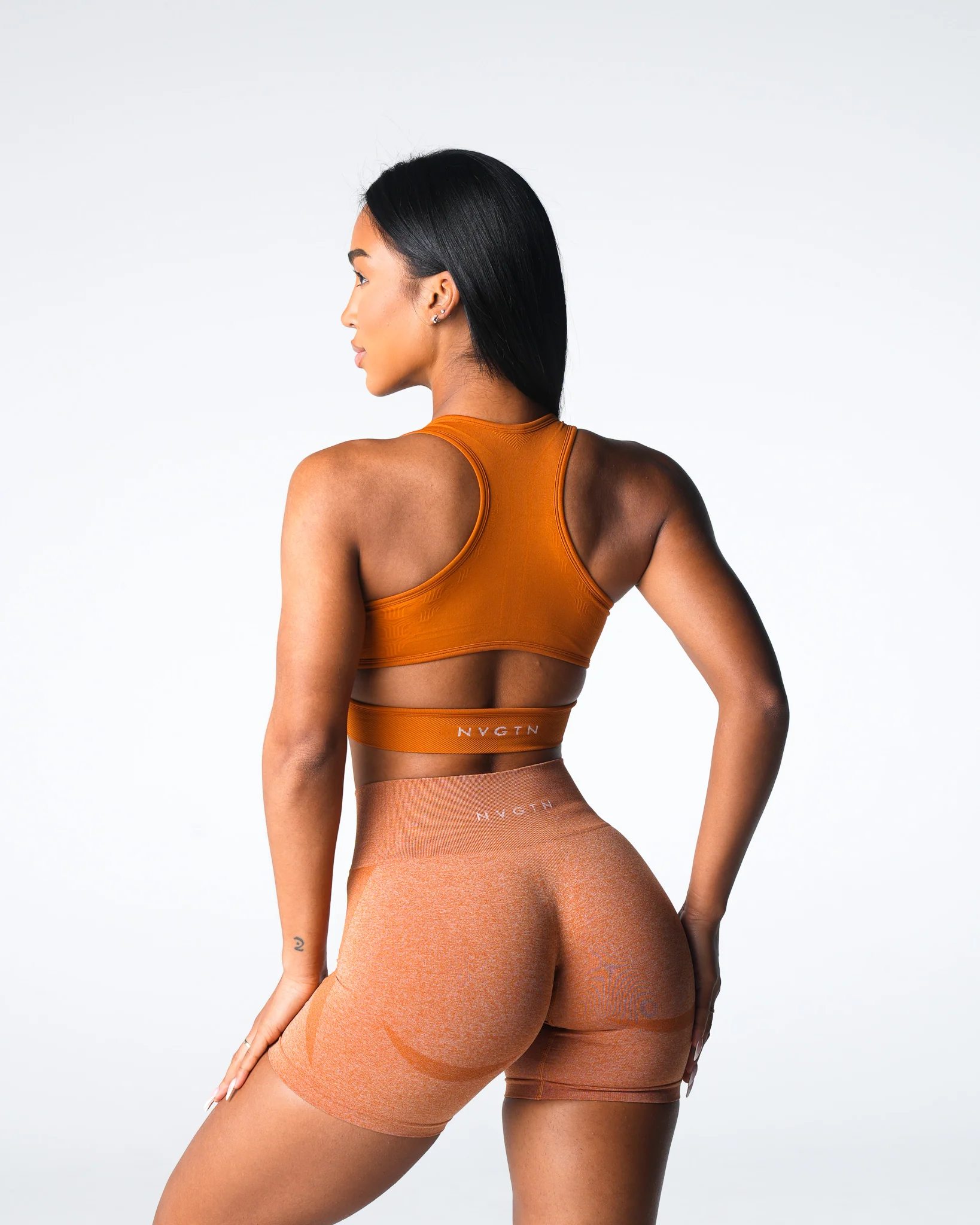 Terracotta Rise Seamless Bra - Image 4