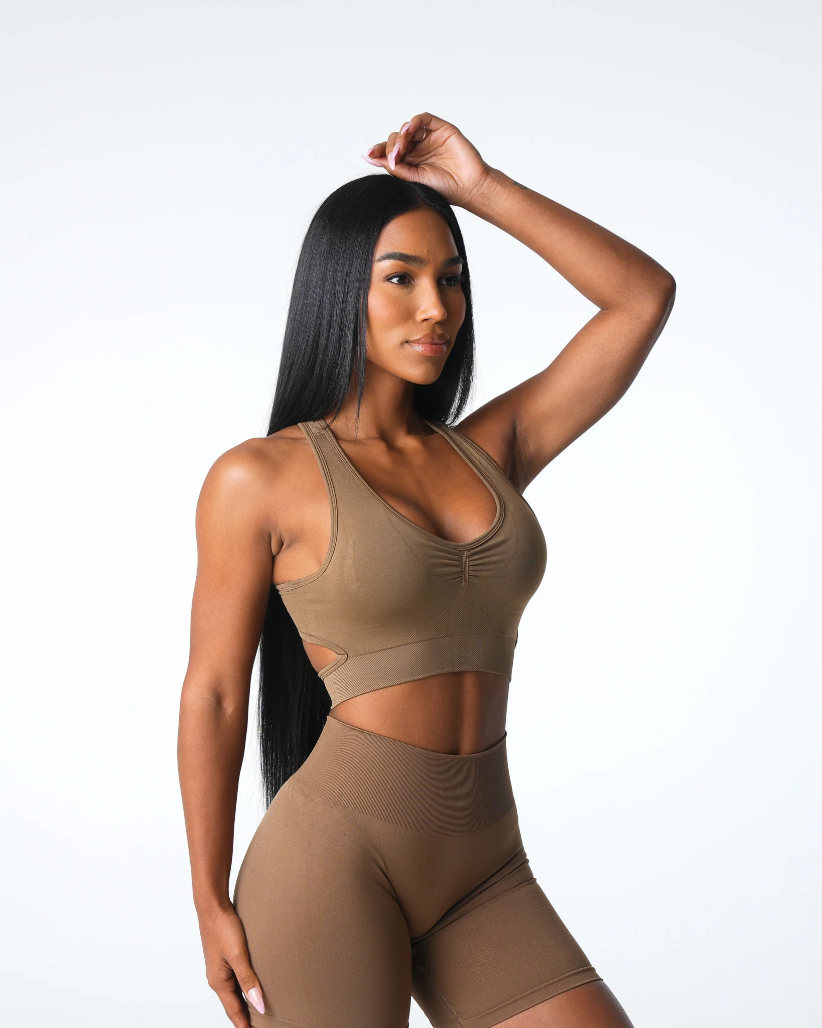Toasted Almond Rise Seamless Bra - Image 3