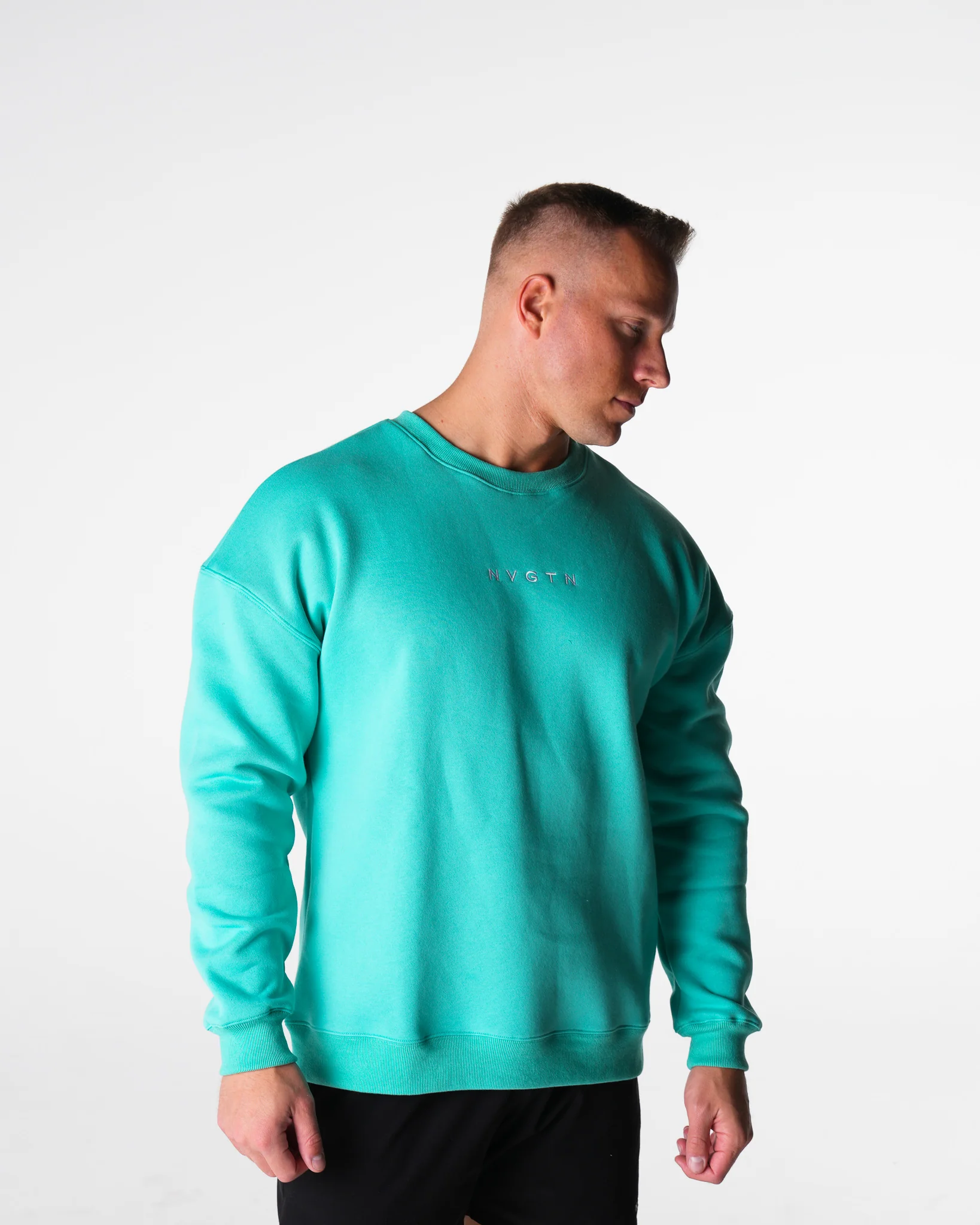 Turquoise Comfort Crew - Image 3