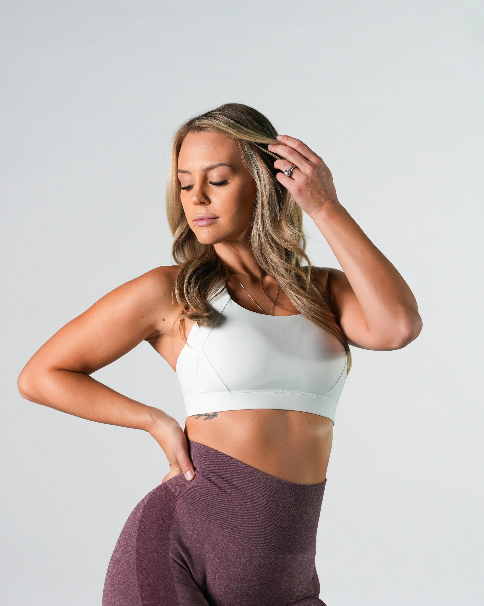 White PowerTech Bra - Image 4