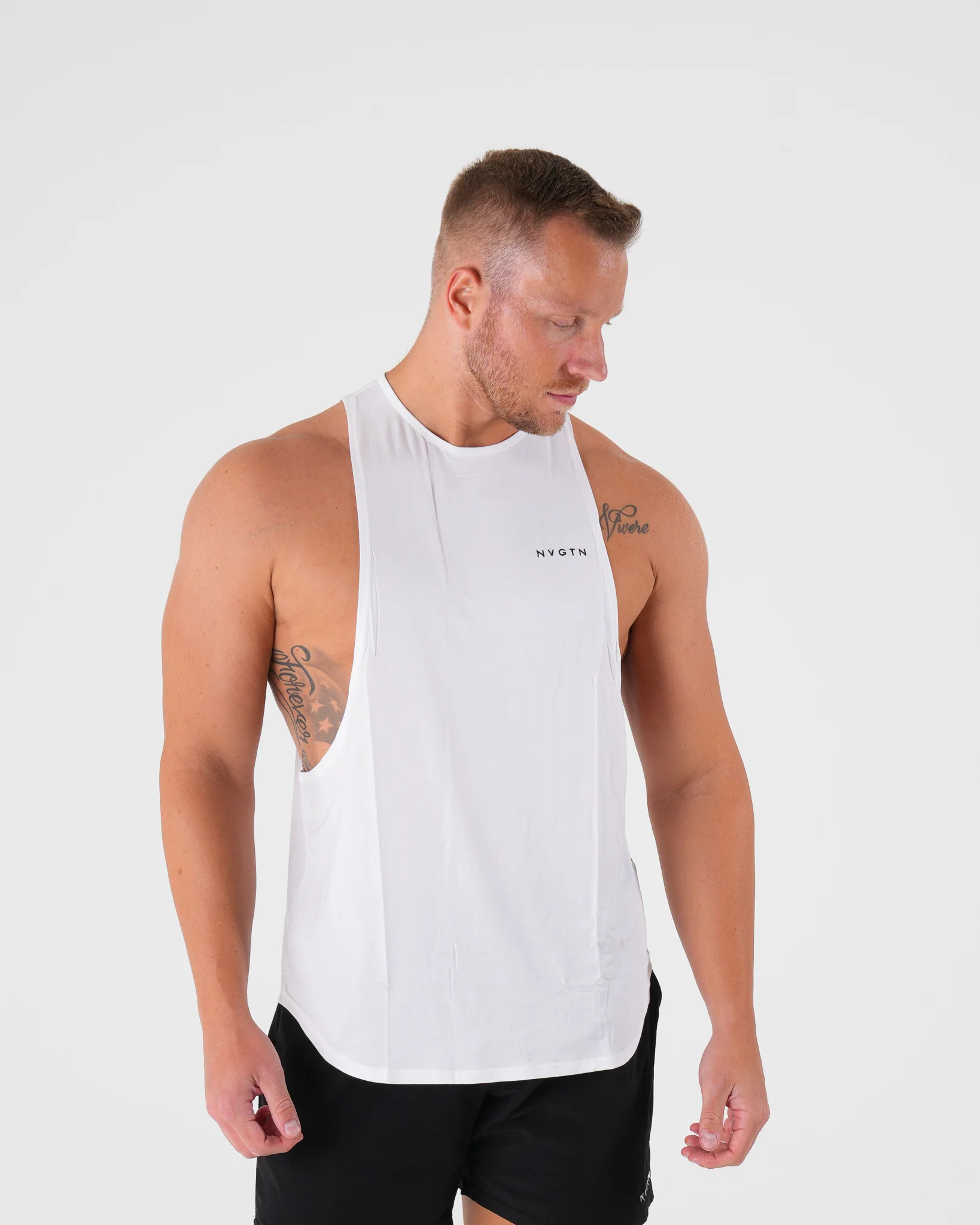 White Tech Edge Tank - Image 3