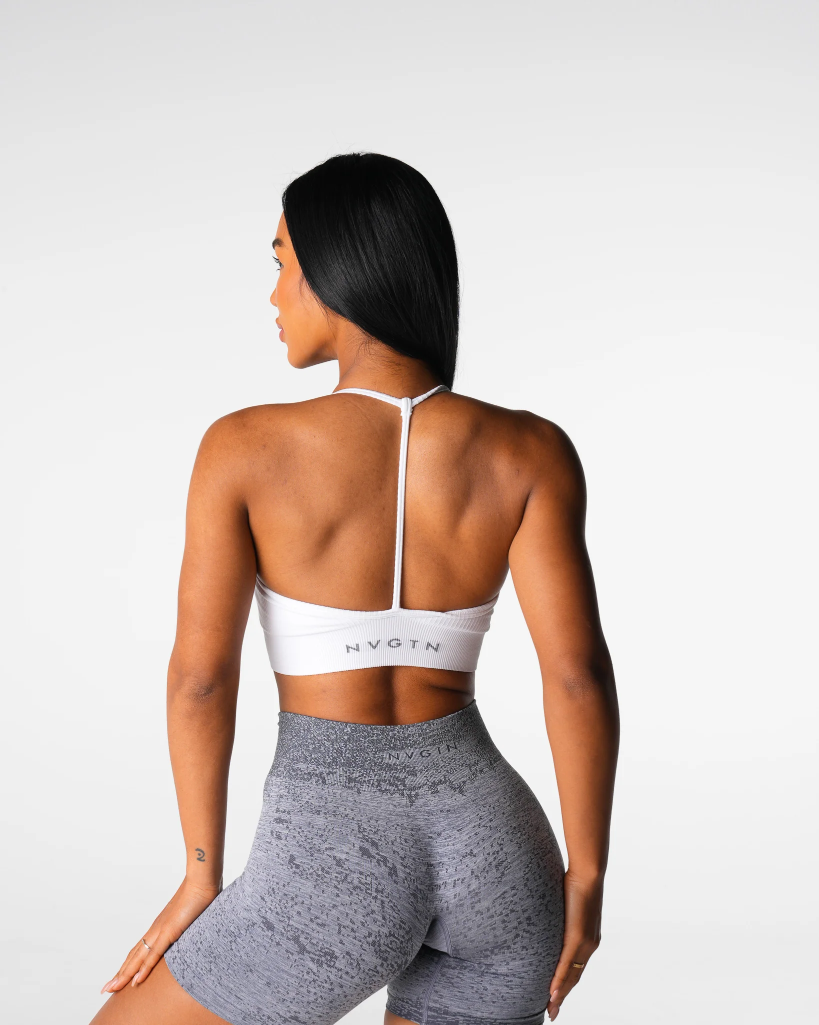 White Wander Seamless Bra - Image 4